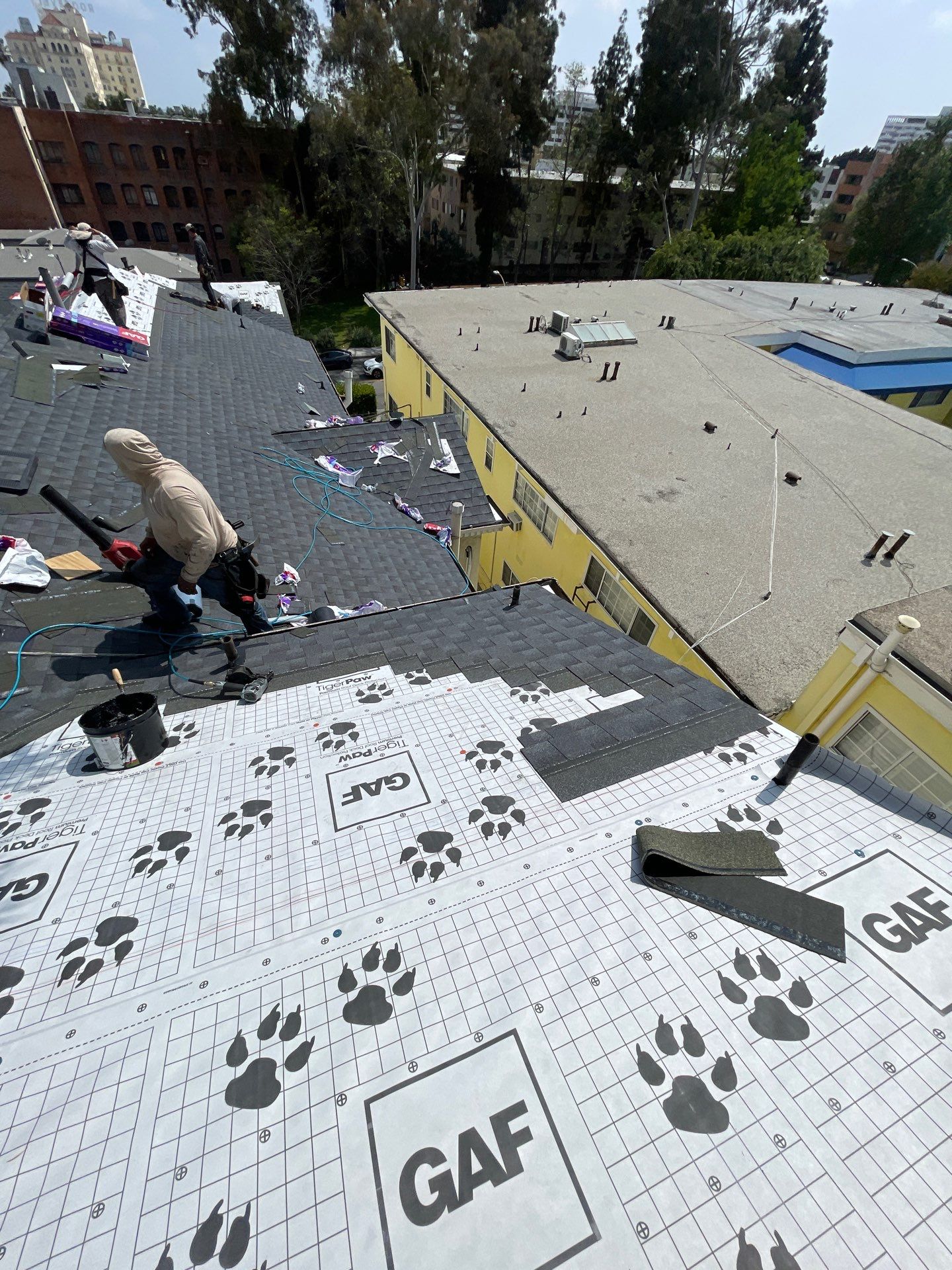 Roof Replacement at the Magic Castle Hotel- Los Angeles, CA 90028 by Epic Roof Replacement
