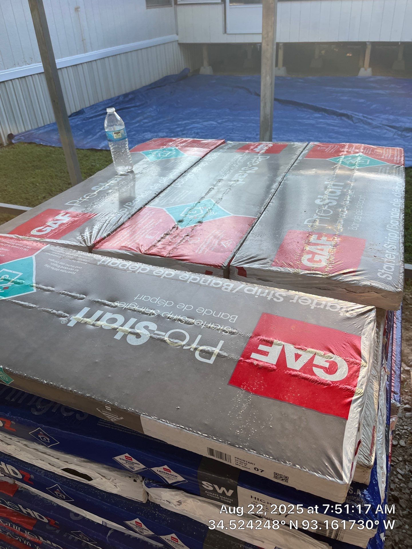 GAF Timberline HDZ Roof Replacement and Decking Repair in Hot Springs by Temple Roofing and Exteriors