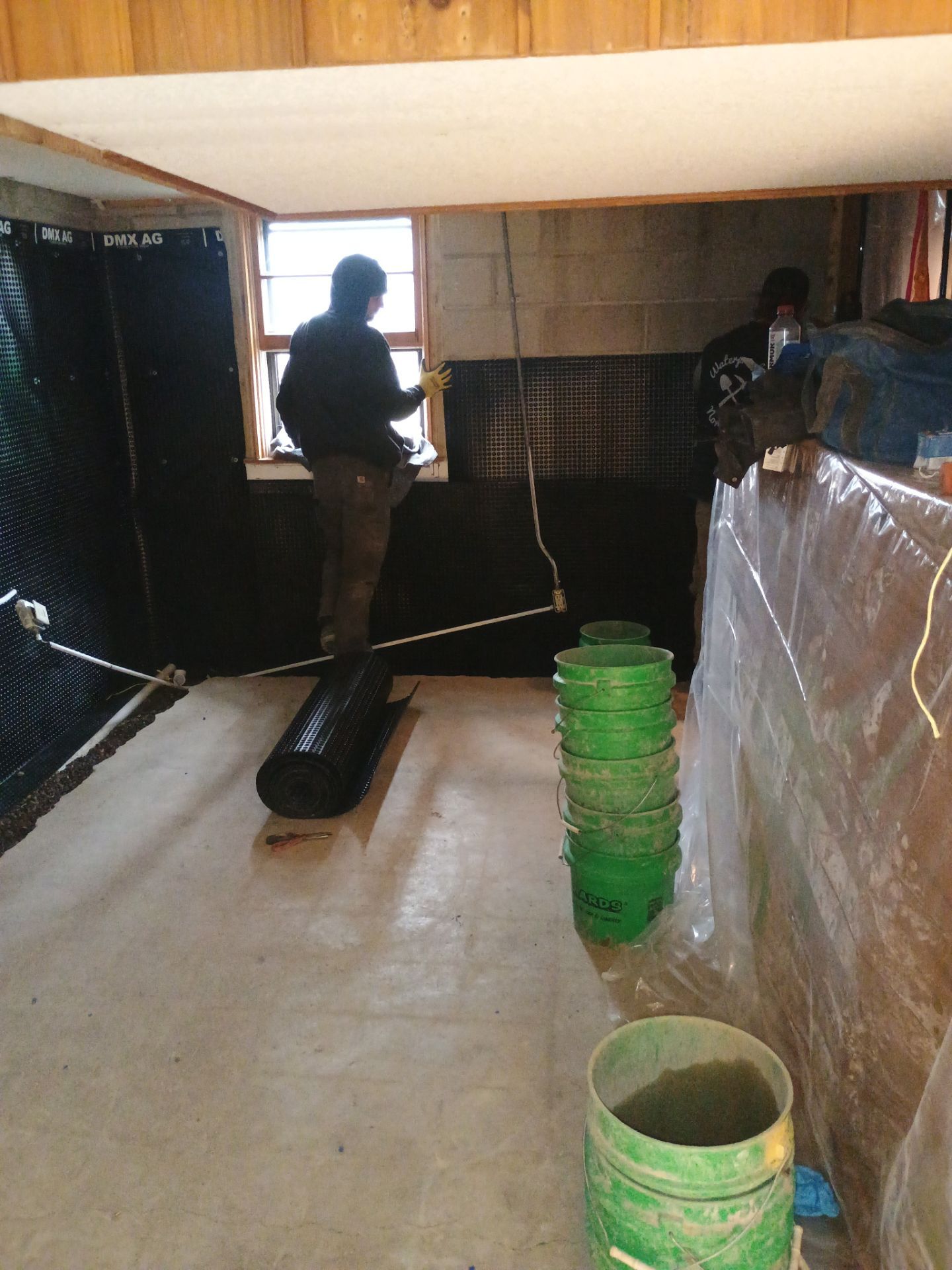 Interior Drain Tile & Foundation Crack Repair in St. Anthony, MN by Waterproofing Northeast