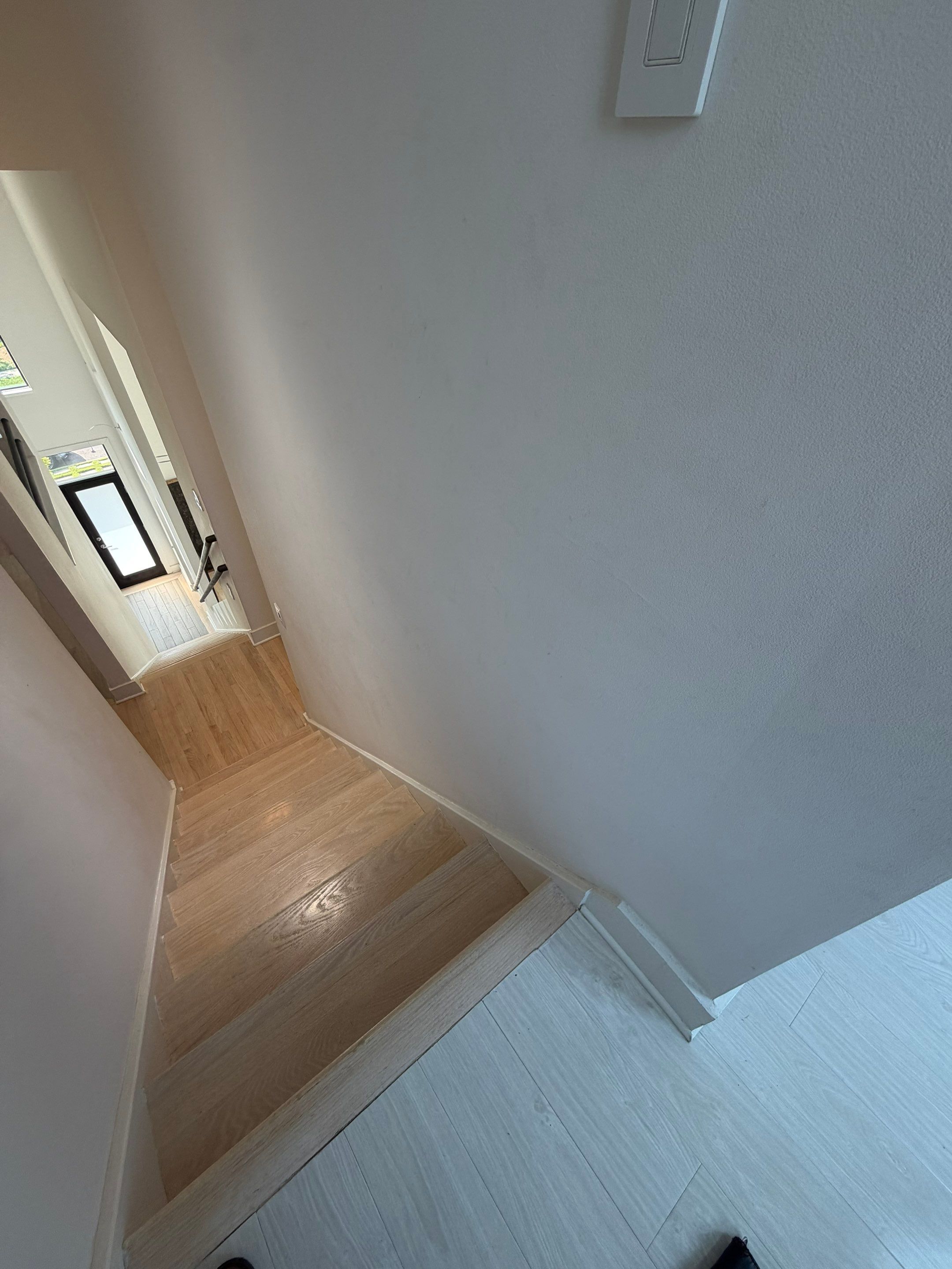 Two Black Metal Handrail Installation Across Multi-Level Washington Staircases by Capitol Iron Works