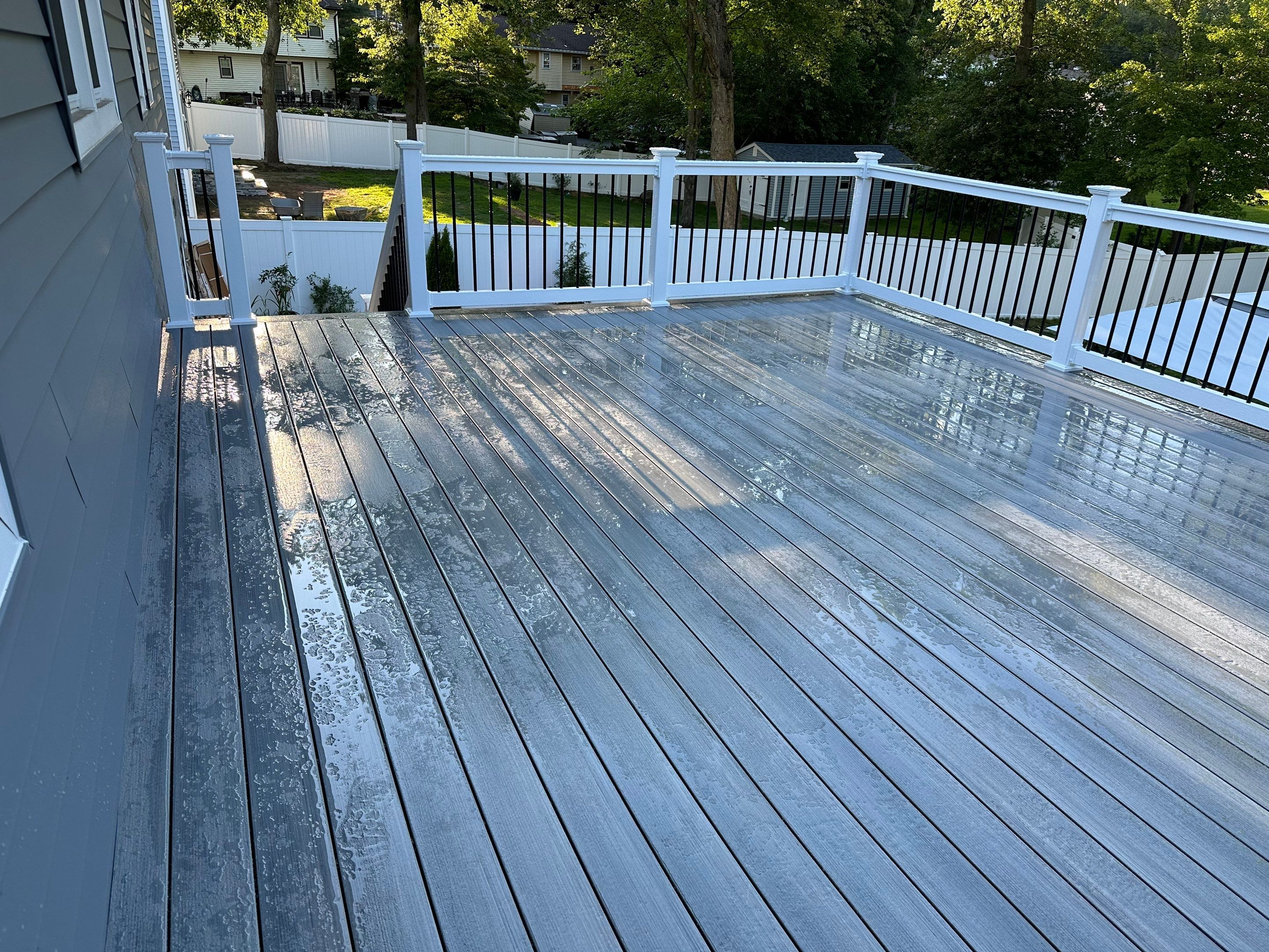 New deck in Westwood NJ by deck guardian