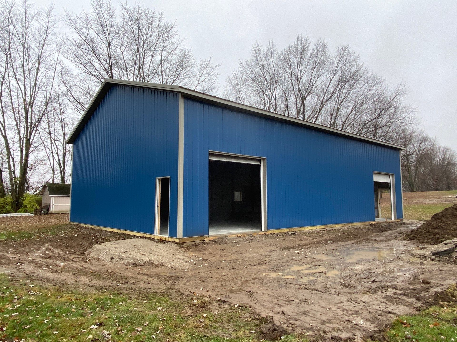 40'x60'x16' Pole Barn by The Barn Builders
