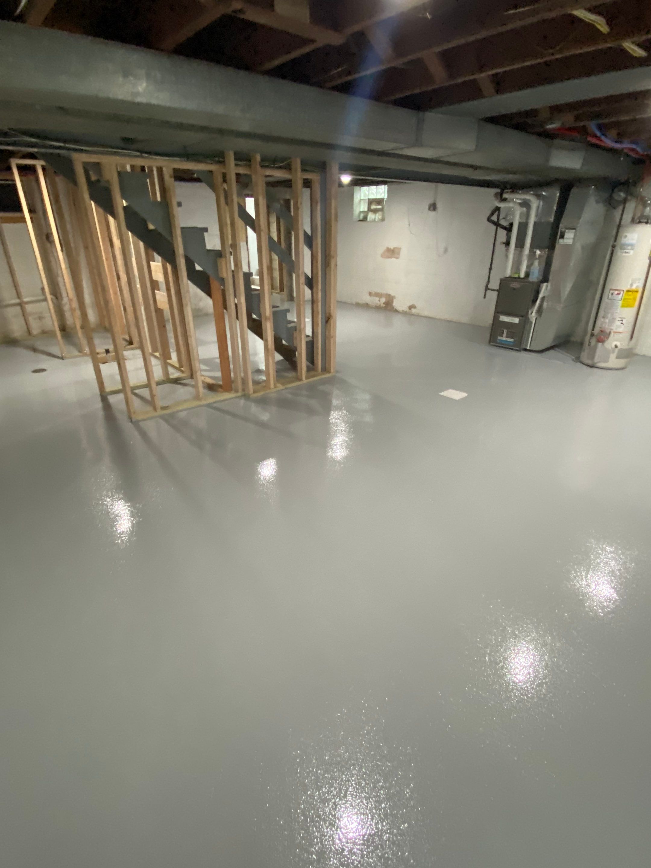 Basement + Garage Project in Pittsburgh by Floors in a Day, Inc