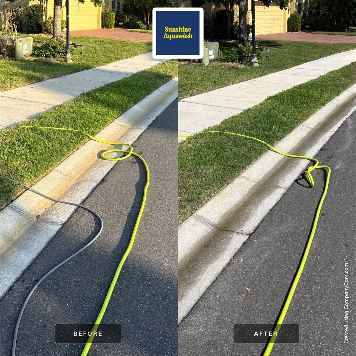 Paver Driveway & Rust Stain Removal – Oakleaf Hammock Community, Ellenton, FL by Sunshine AquaWash