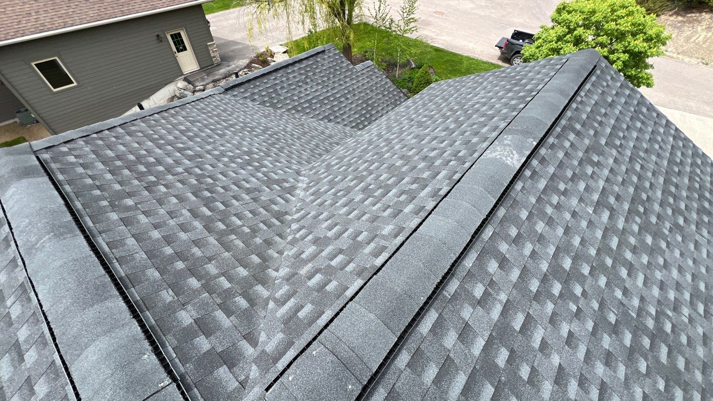 GAF HDZ Charcoal Roof Replacement  by Montana Roofing Solutions