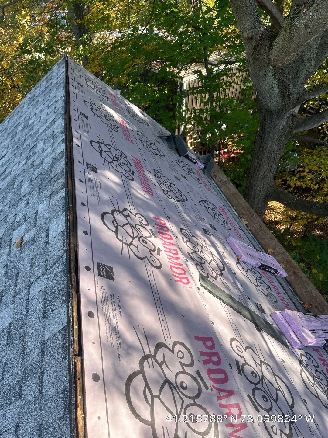 Residential Roofing Installation using Owens Corning TruDefinition Sierra Gray by A Plus Exterior