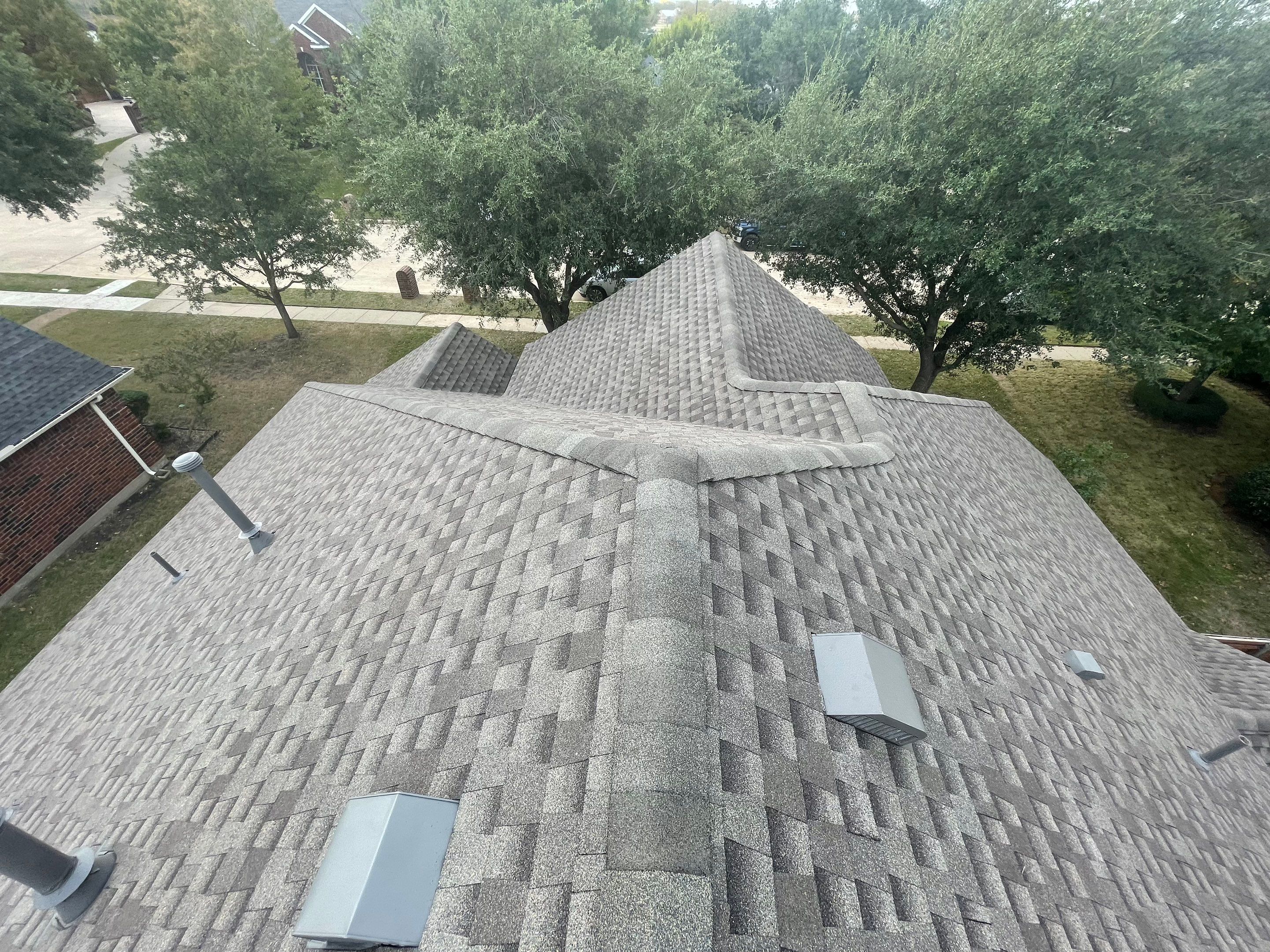 Residential Roofing Installation using GAF Timberline HDZ Weathered Wood by OneSource Roofing and Restoration