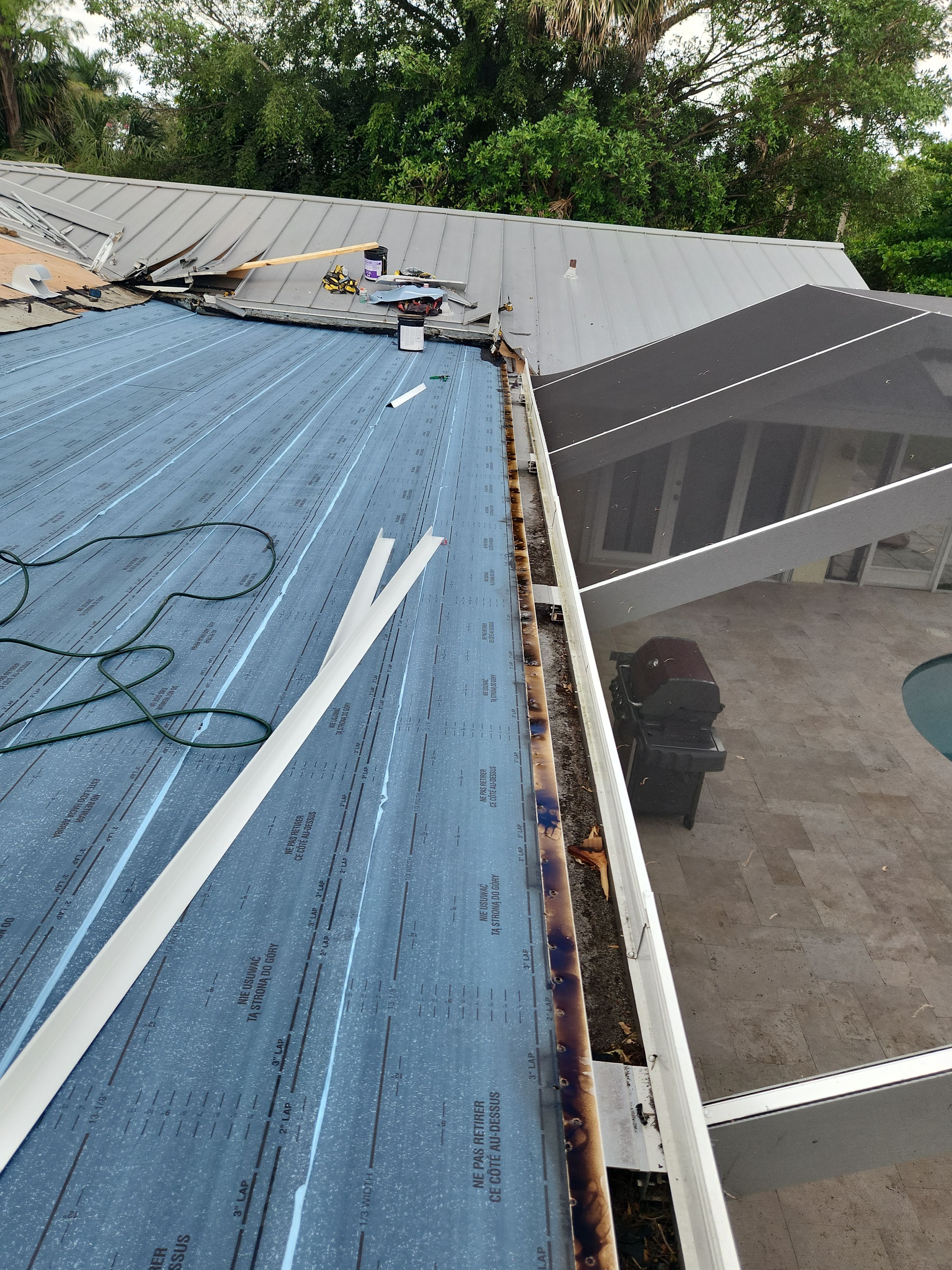 Flat Roof Replacement and Fascia Repair in Margate by Aastro Roofing