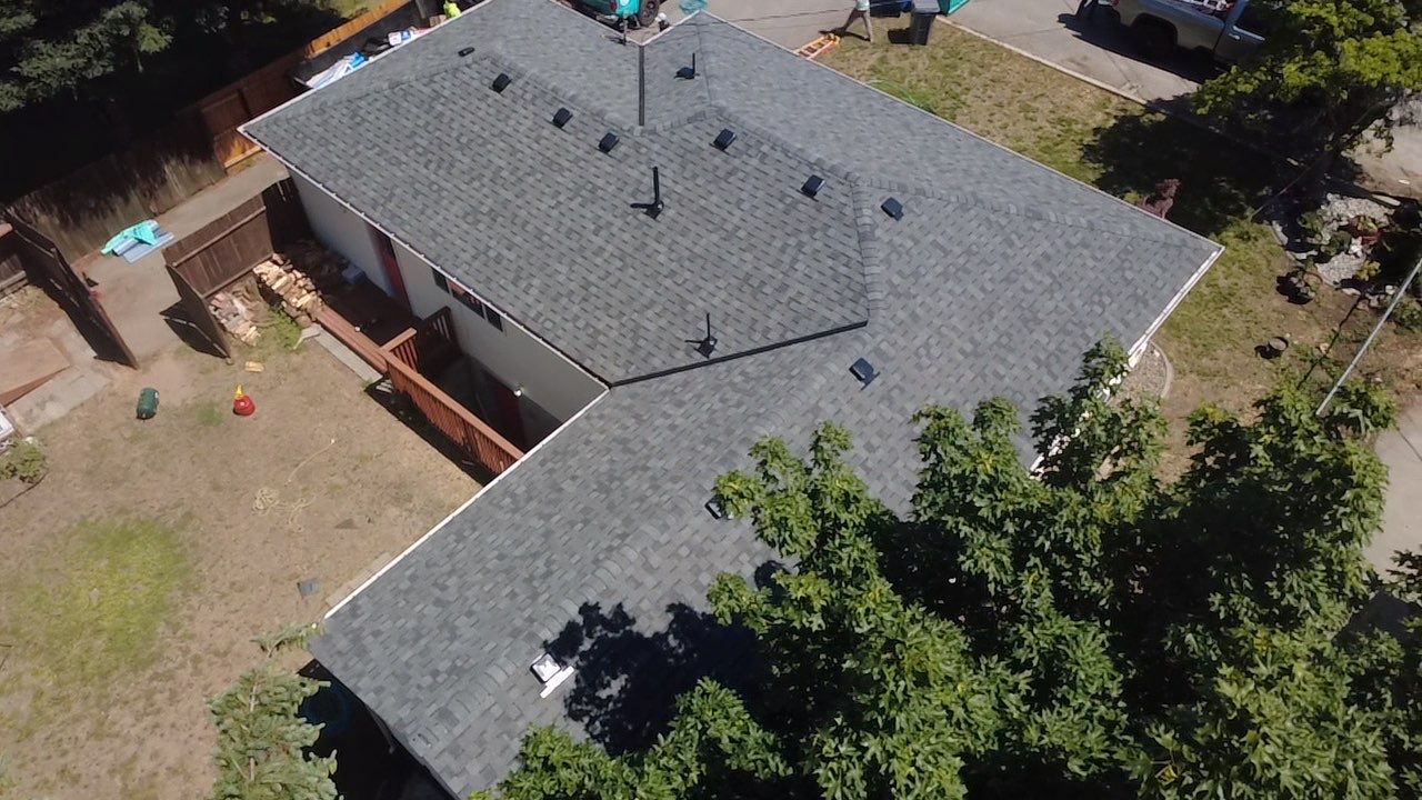 Asphalt Shingle Roof Installation for East Wenatchee Residential Property N Ashland Ave East Wenatchee, Washington 98802 Good - The Cascade System - CertainTeed 50 Year Material Guarantee - Alpine Workmanship Guarantee: 10 Years - Certainteed Landmark® Shingle - Granite Gray by Alpine Roofing