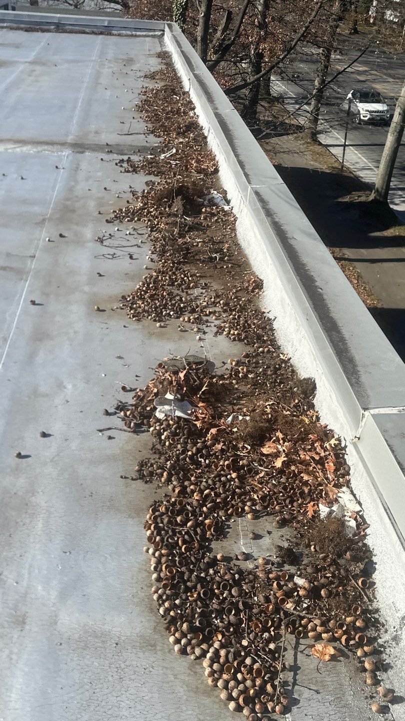 Church Flat Roof Cleaning by Above All Gutters 