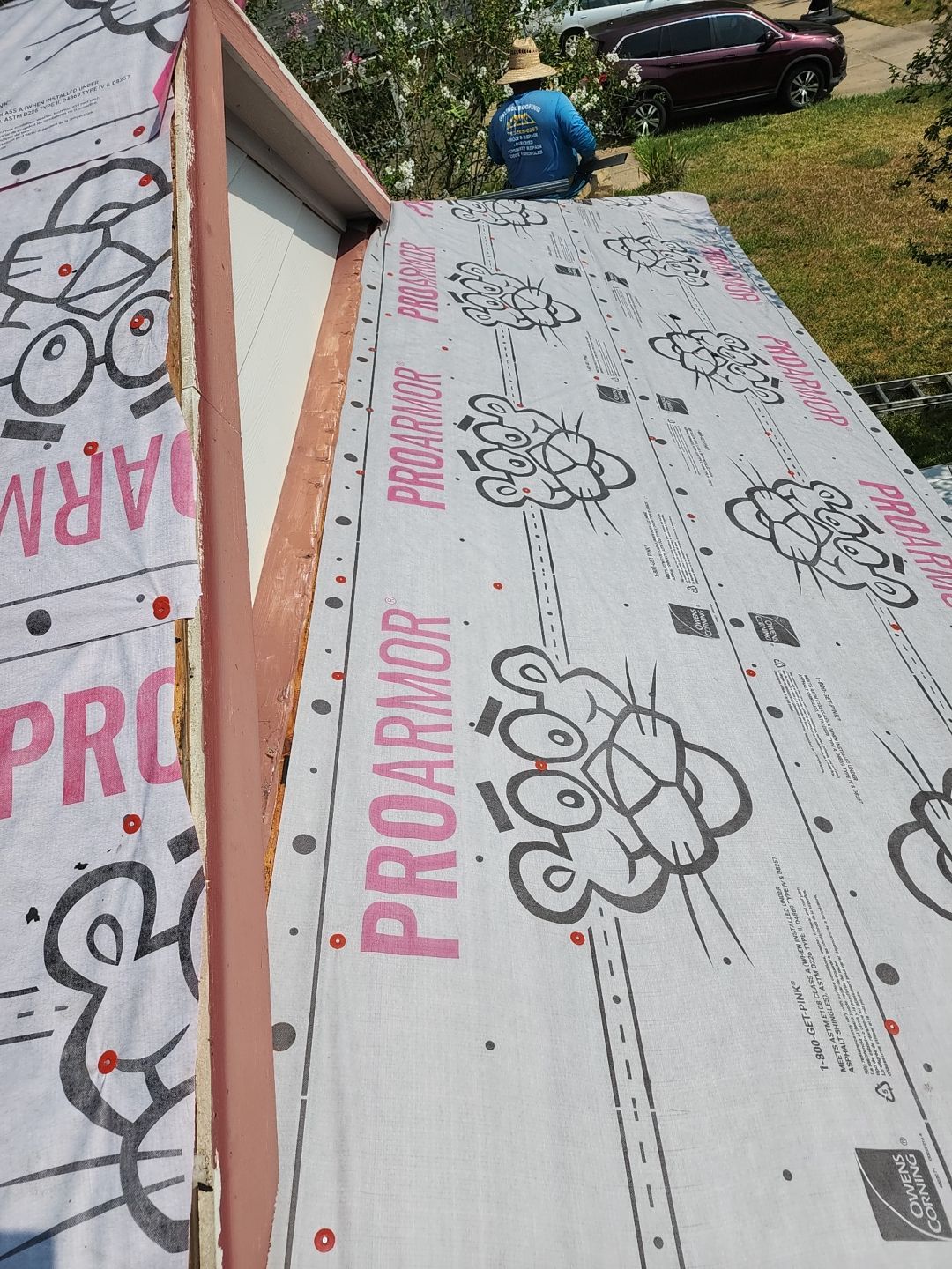 Residential Roofing Installation using Owen's Corning Duration (Lifetime) Shingles by Roof Repair Company