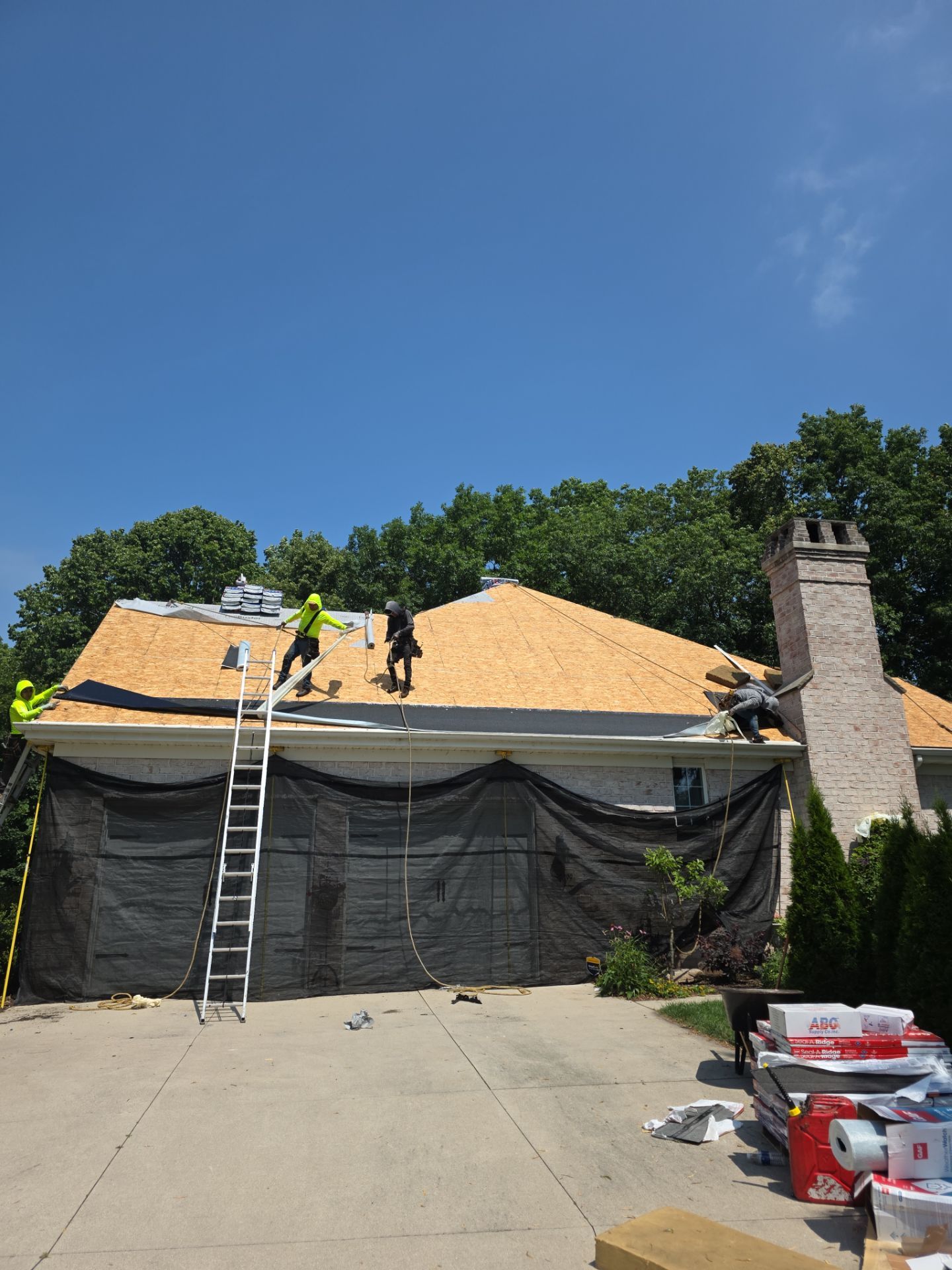 Classic Stucco Beauty by Gellings Roofing and Siding LLC