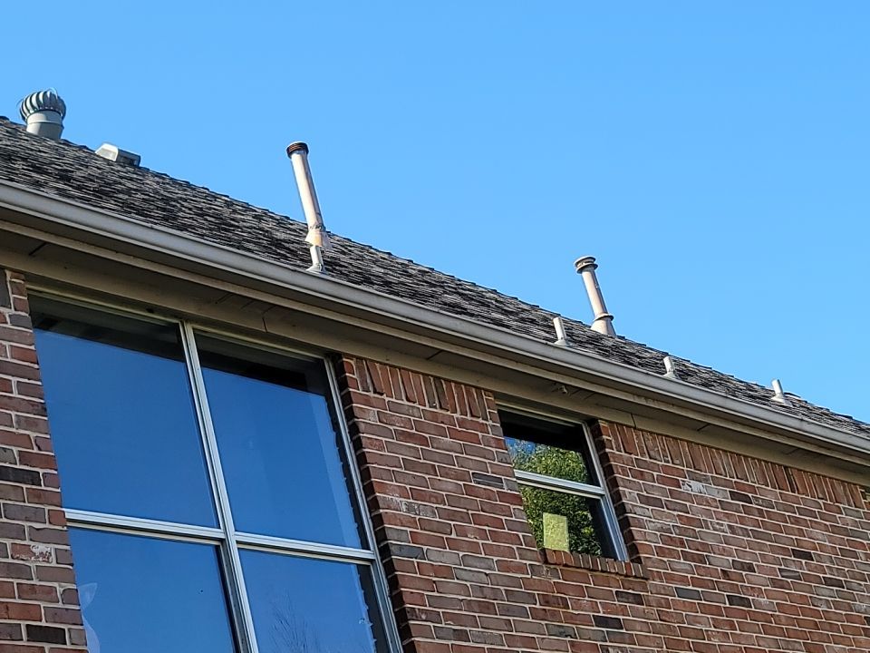 Insurance Claim Roof and Gutters using Owens Corning - Duration- Estate Gray -New Gutters - Exterior paint by Tex-Line Roofing