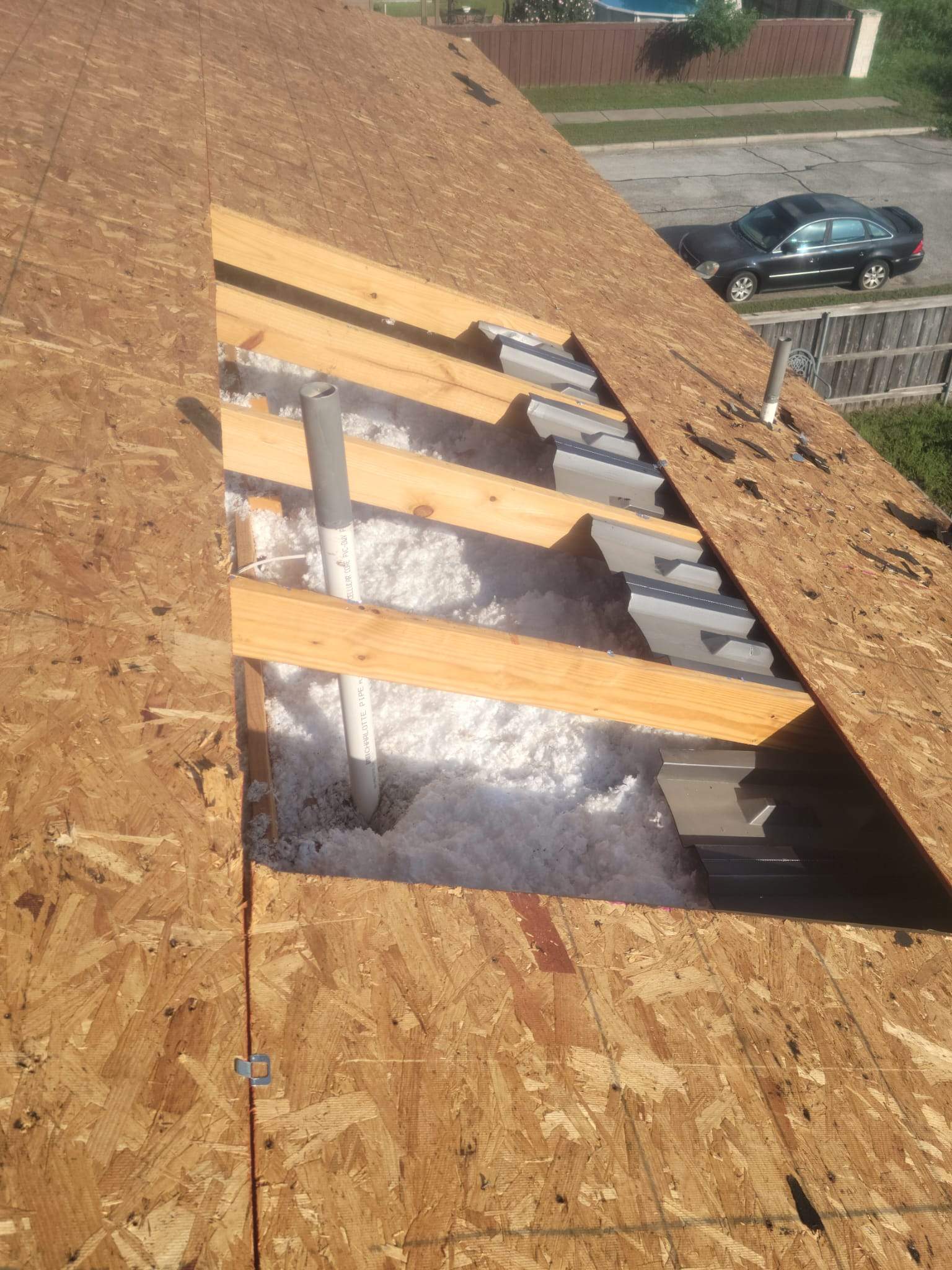 Residential Storm Damage Restoration and Roof Replacement in Manor by Caliber Restoration LLC