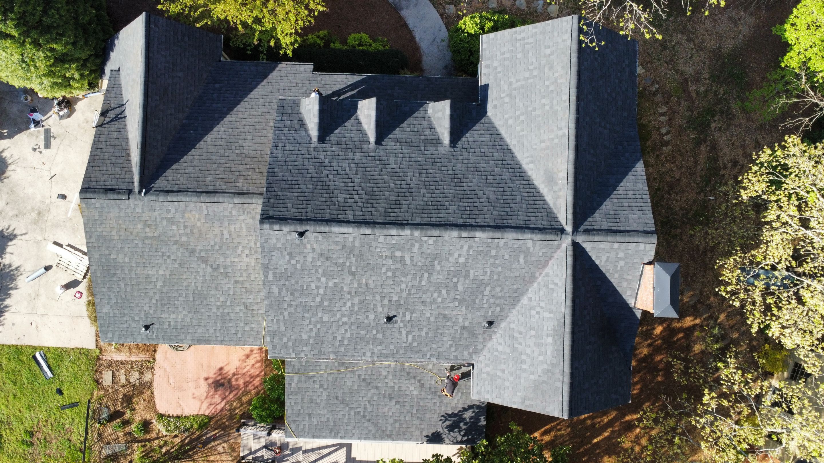Canton, GA Roof Replacement IKO Cambridge Dual Black by Reset Roofing