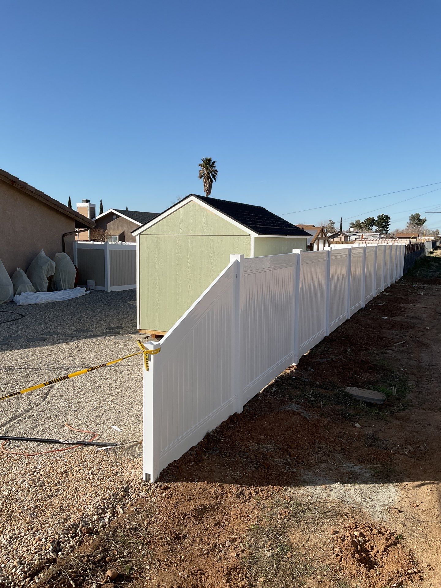 Box picket and privacy vinyl  by Fence Guys Inc. 