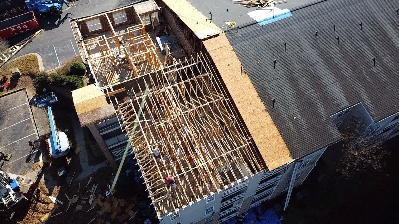 Current restoration project by RJ's Reliable Construction