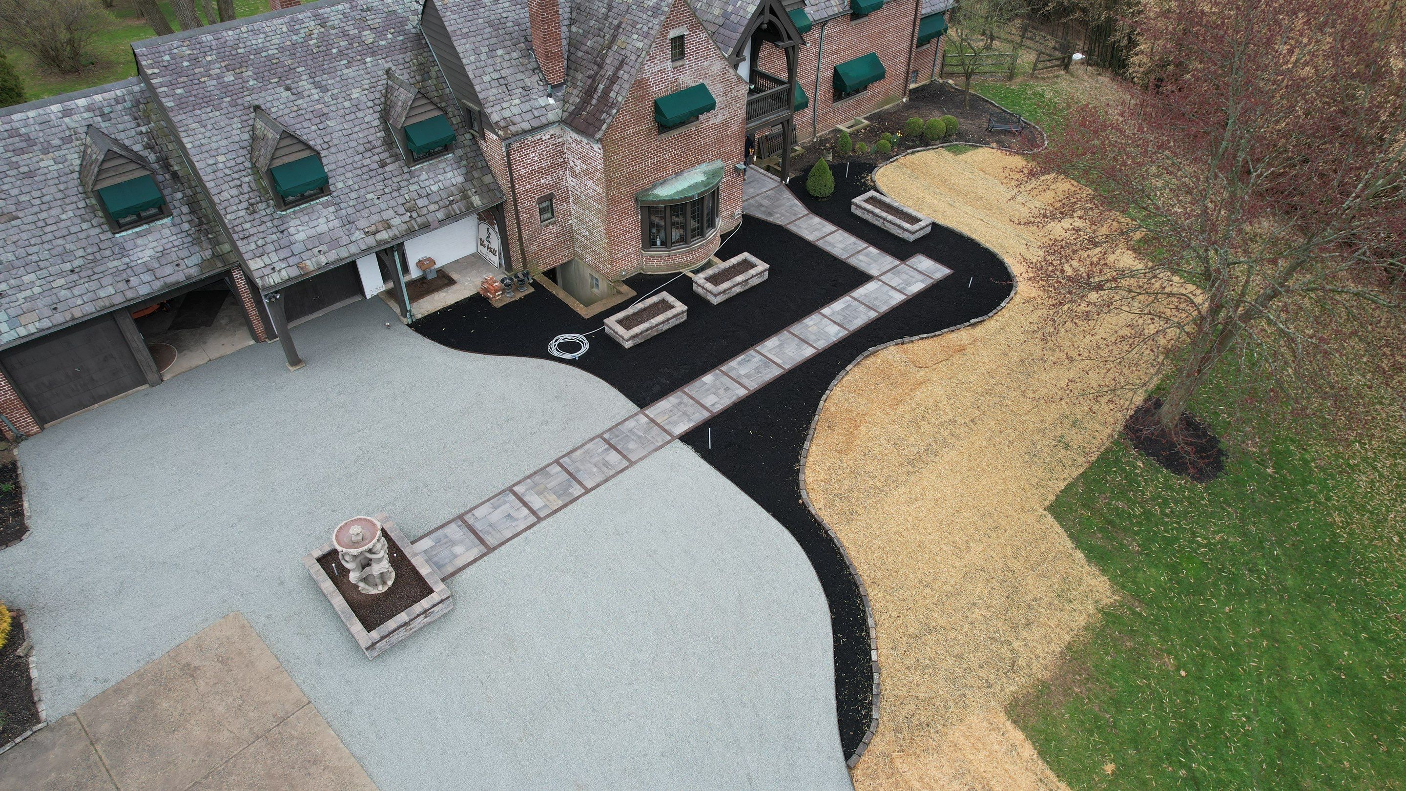 Hardscape Design & Install using Unilock Products by Reisenberg’s Lawn & Landscape, LLC