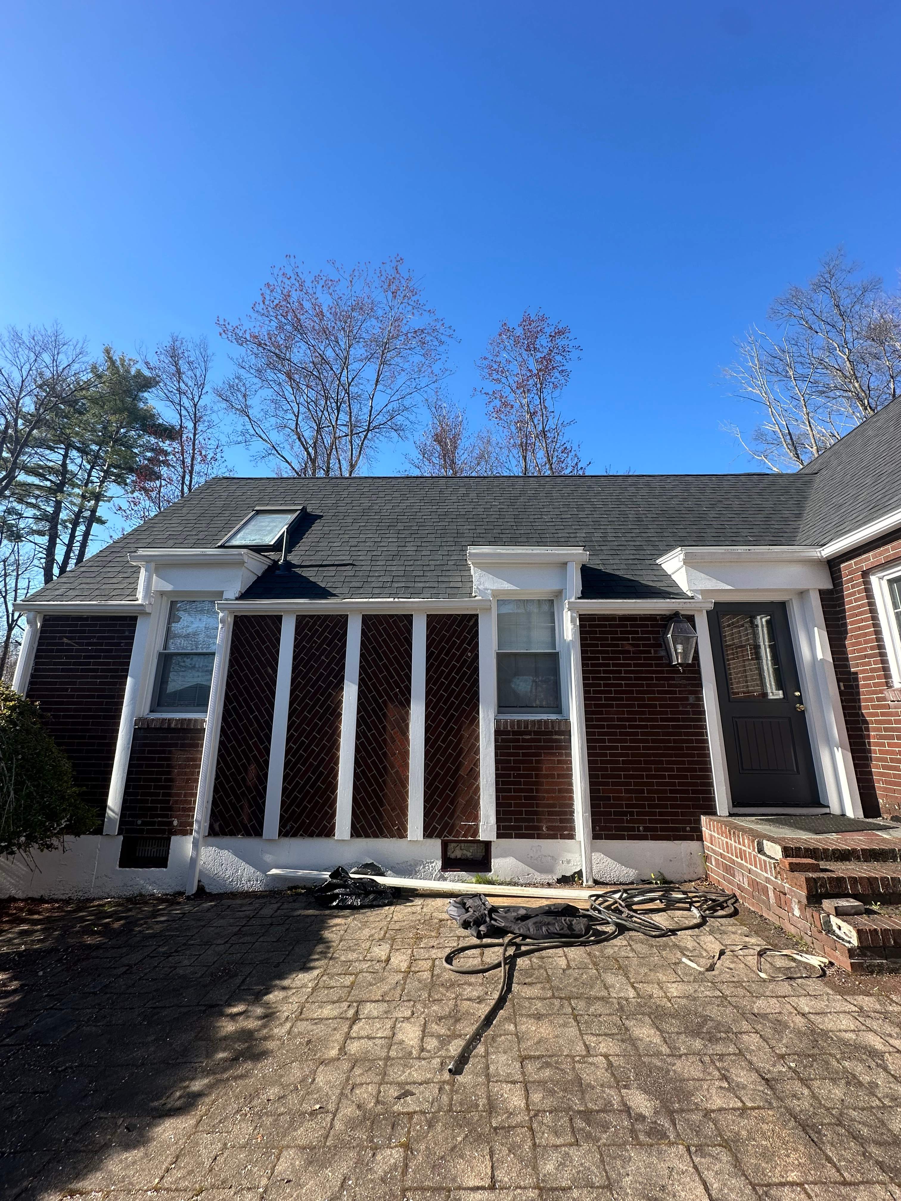 Full Roof Replacement on Large Home in North Andover, MA – CertainTeed Landmark, Charcoal Black by JOHNNYS PRO