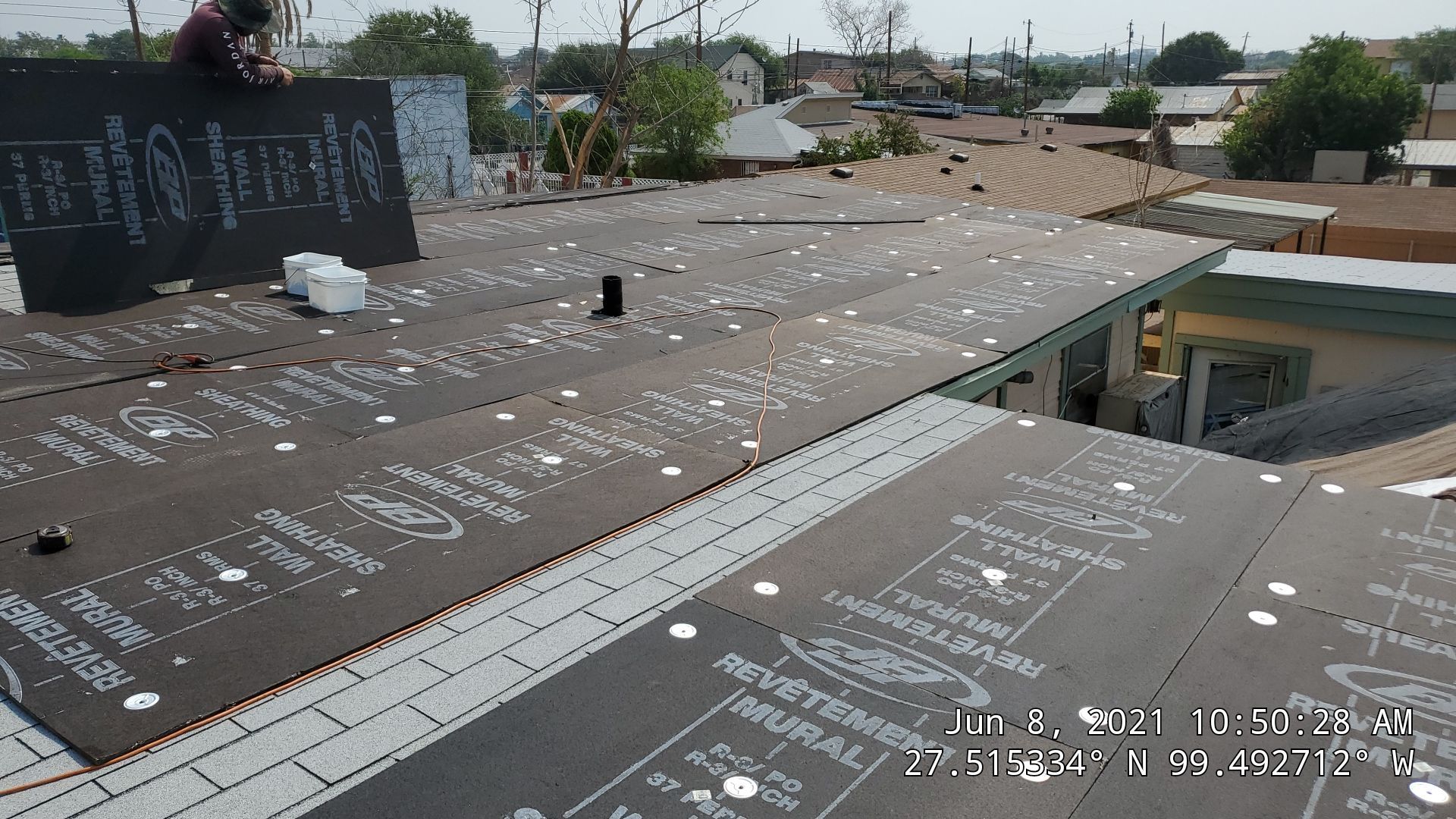 Residential Roofing Installation using Thermoplastic Polyolefin - GAF  by JM Flores Roofing & Construction, Inc