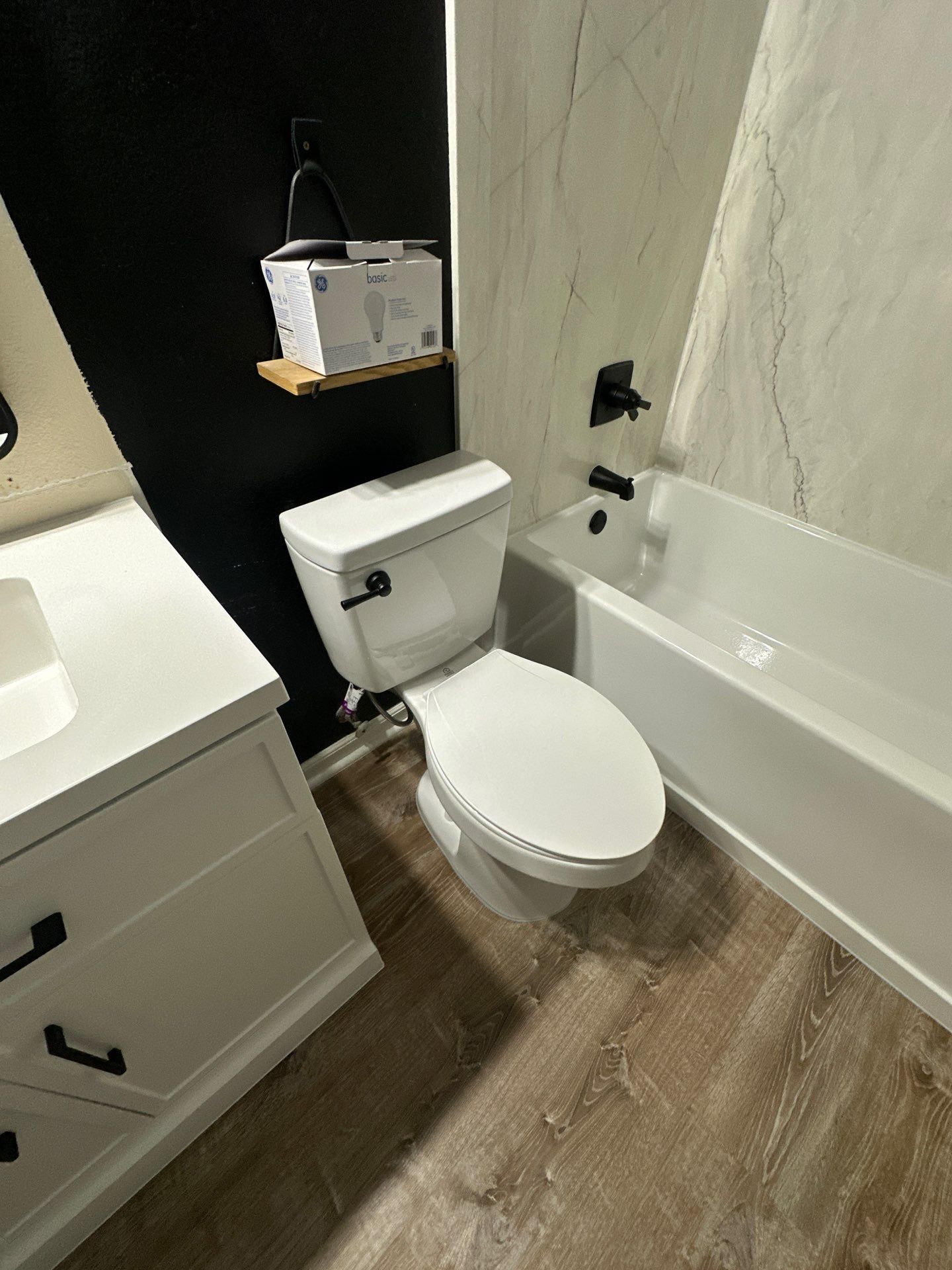 Two bathroom remodel in Buda by Lane Lauritsen - The Hill Country, Texas