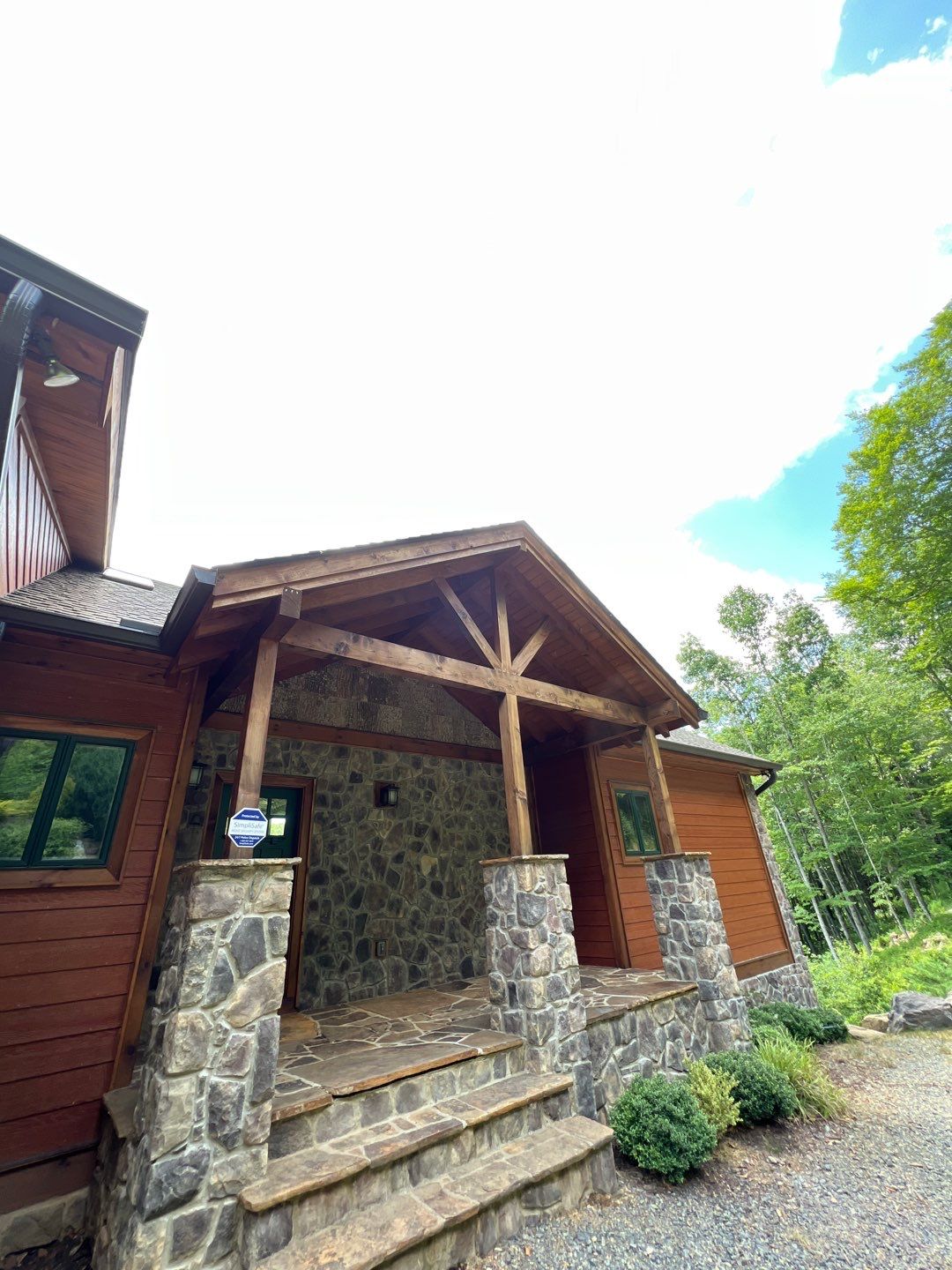 Cabin using Wood Sealant by DuraSeal