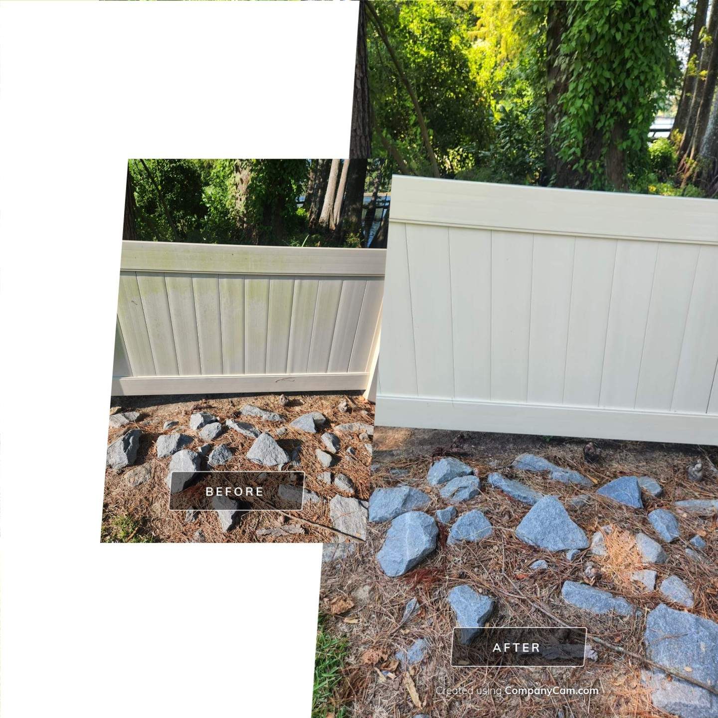 Fence Soft Wash by College Bros Outdoor services