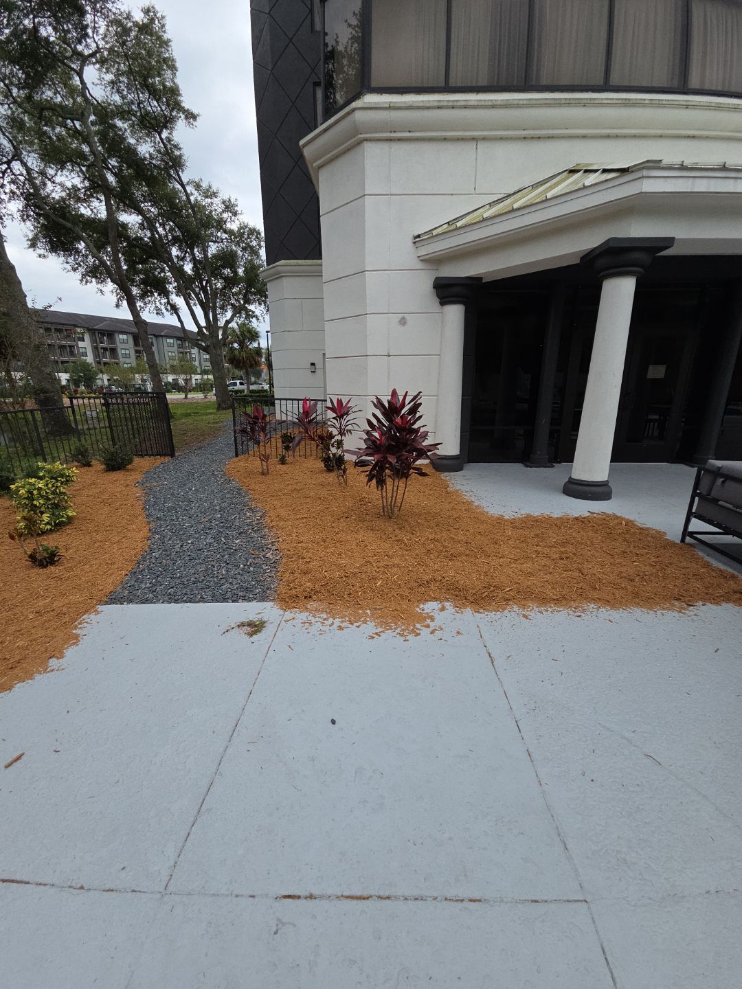 Marriott Hotel | Mulch Refresh by ProGreen Services