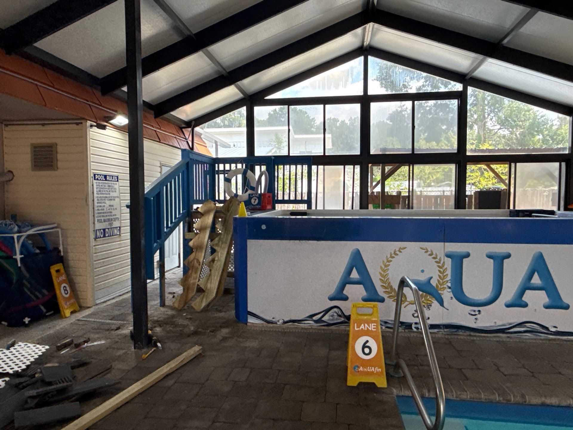 New Steps At The Swim School by Axtra Hand