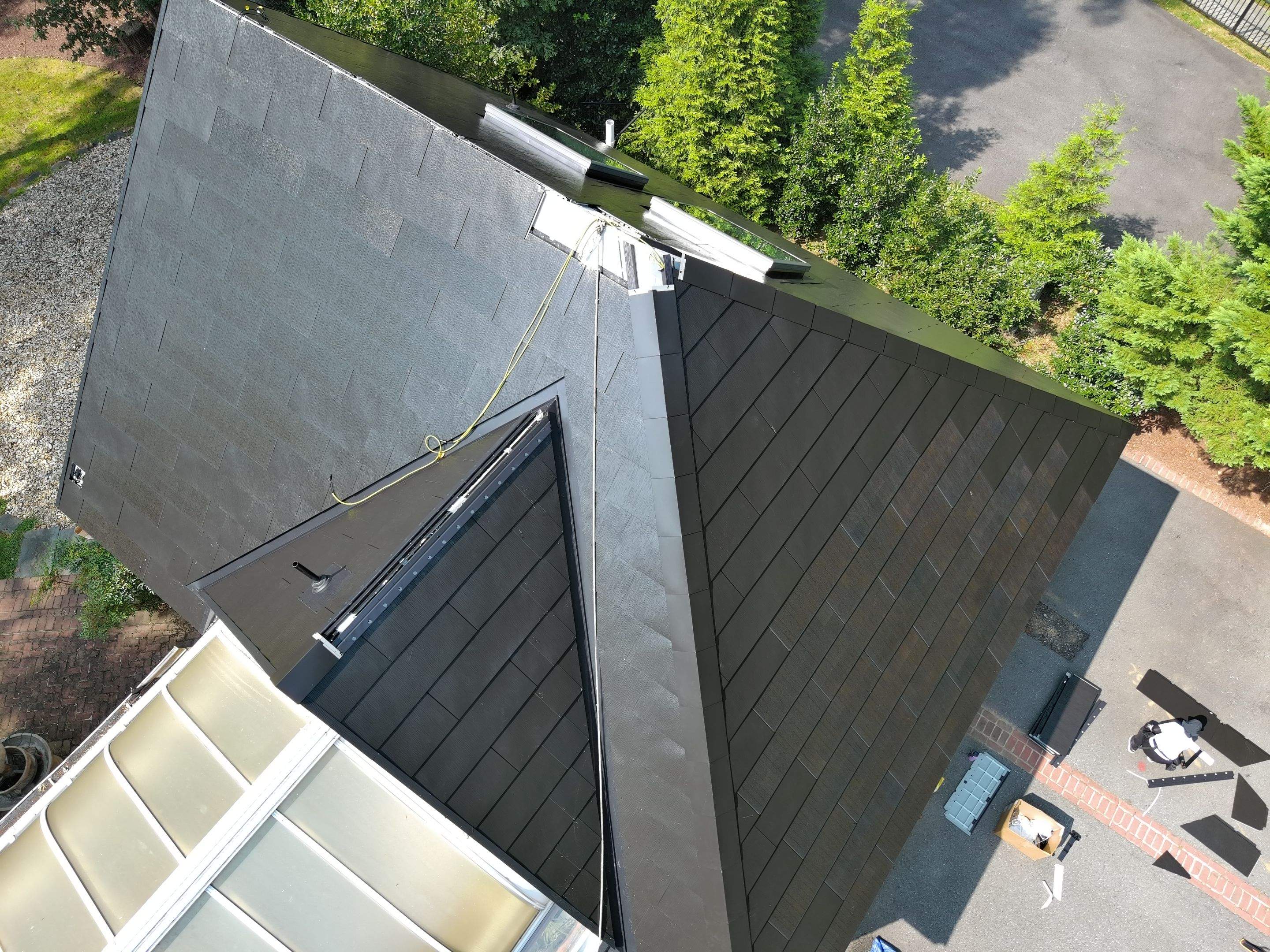 Extravagant Tesla Solar Roof in Maryland by American Home Contractors