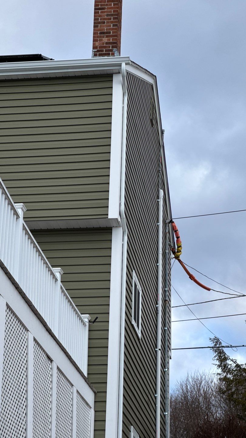 Complete Exterior Home Transformation with CertainTeed Dutch Lap Siding, Windows, Custom Door & Deck Repairs by Sensible Home Solutions