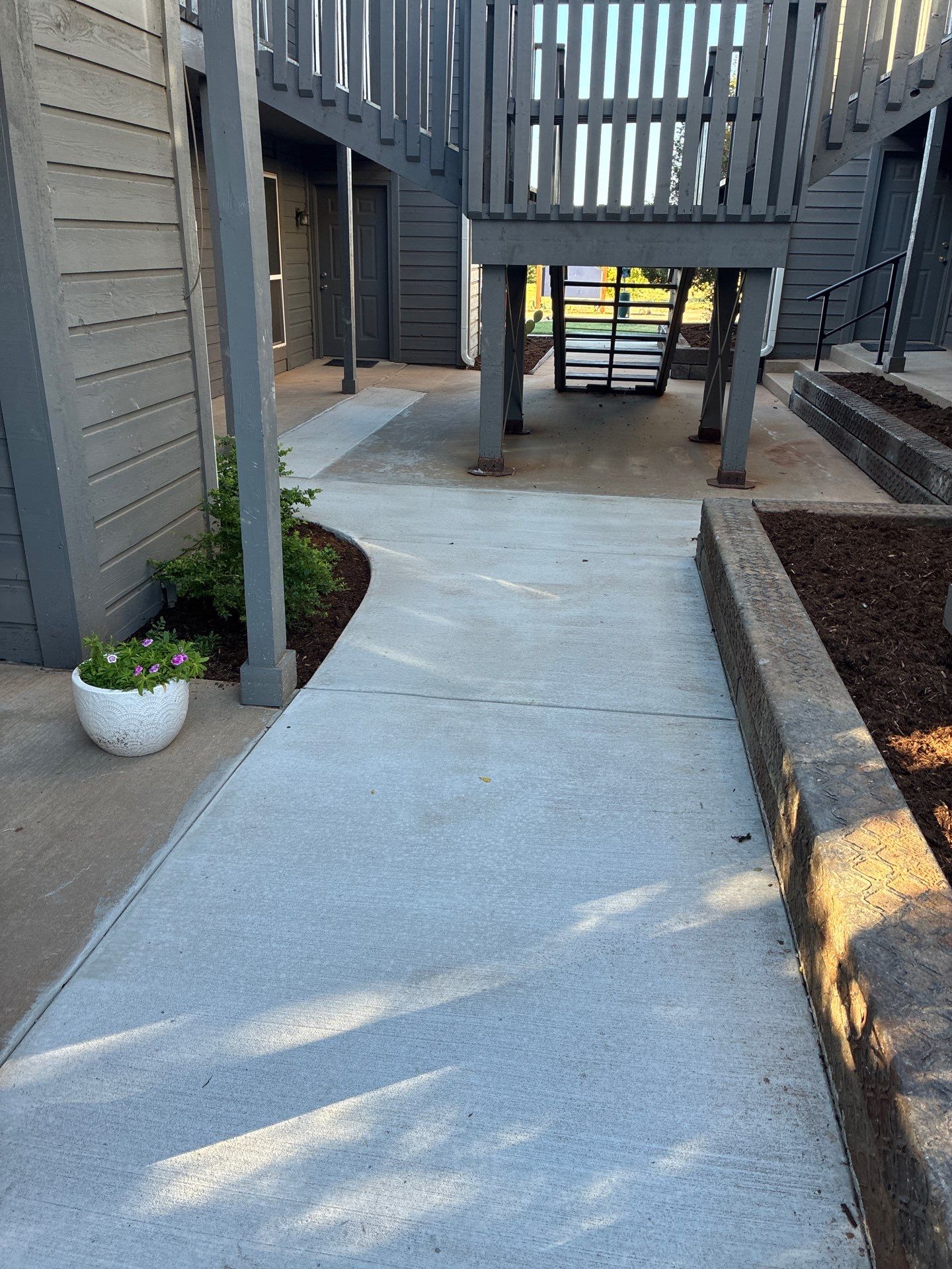 Landscape and concrete work by Clays Services Inc