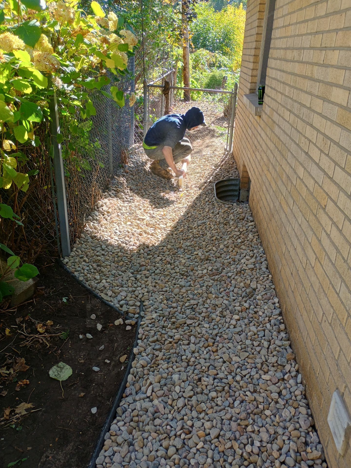 A French Drain for Jeniffer by Waterproofing Northeast