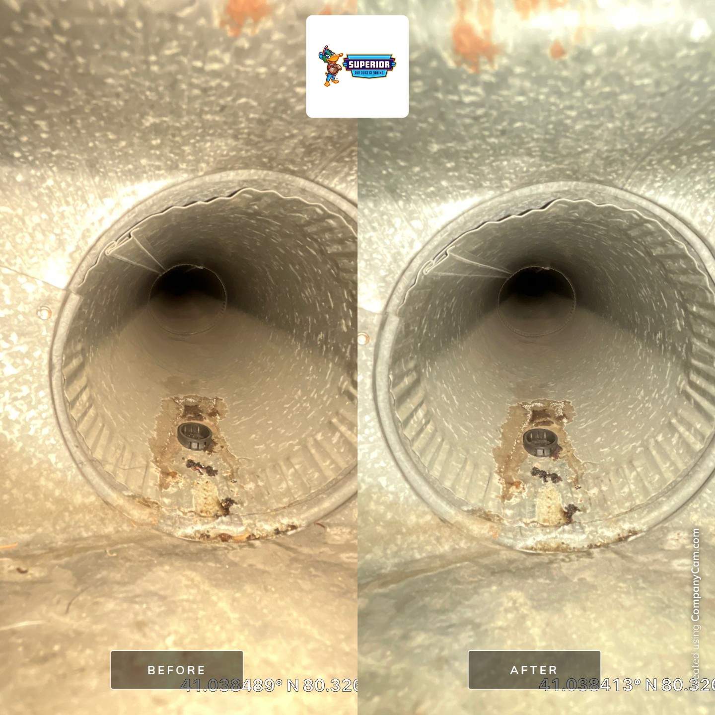 Air Duct Cleaning With a Vacuum Truck in New Castle, PA by Superior Air Duct Cleaning