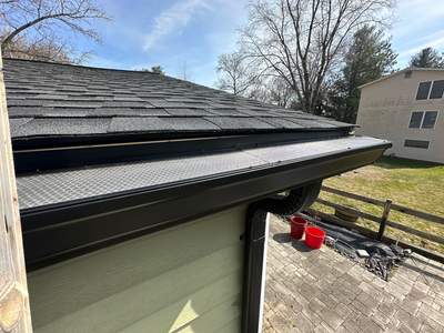 Blacked Out Gutters / Gutter Guards