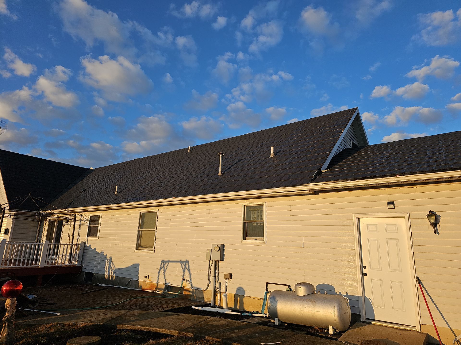 Residential Roofing Installation using Metstar Slate Plus Smooth Black by Nitro Roofing and Construction