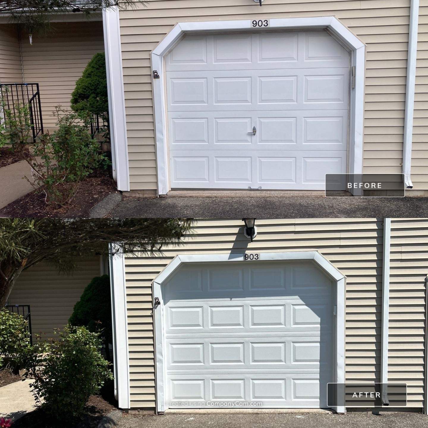 Garage Door Installation using Amarr Lincoln garage door by DiGiorgi Roofing and Siding Inc