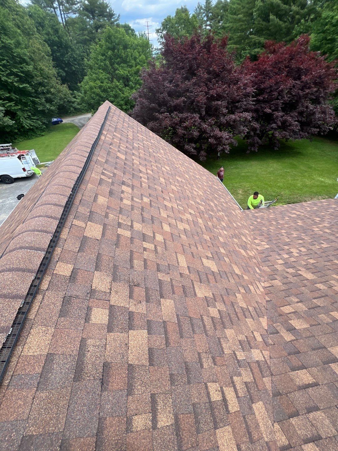 Burnt Sienna Shingles by Reimagine Roofing