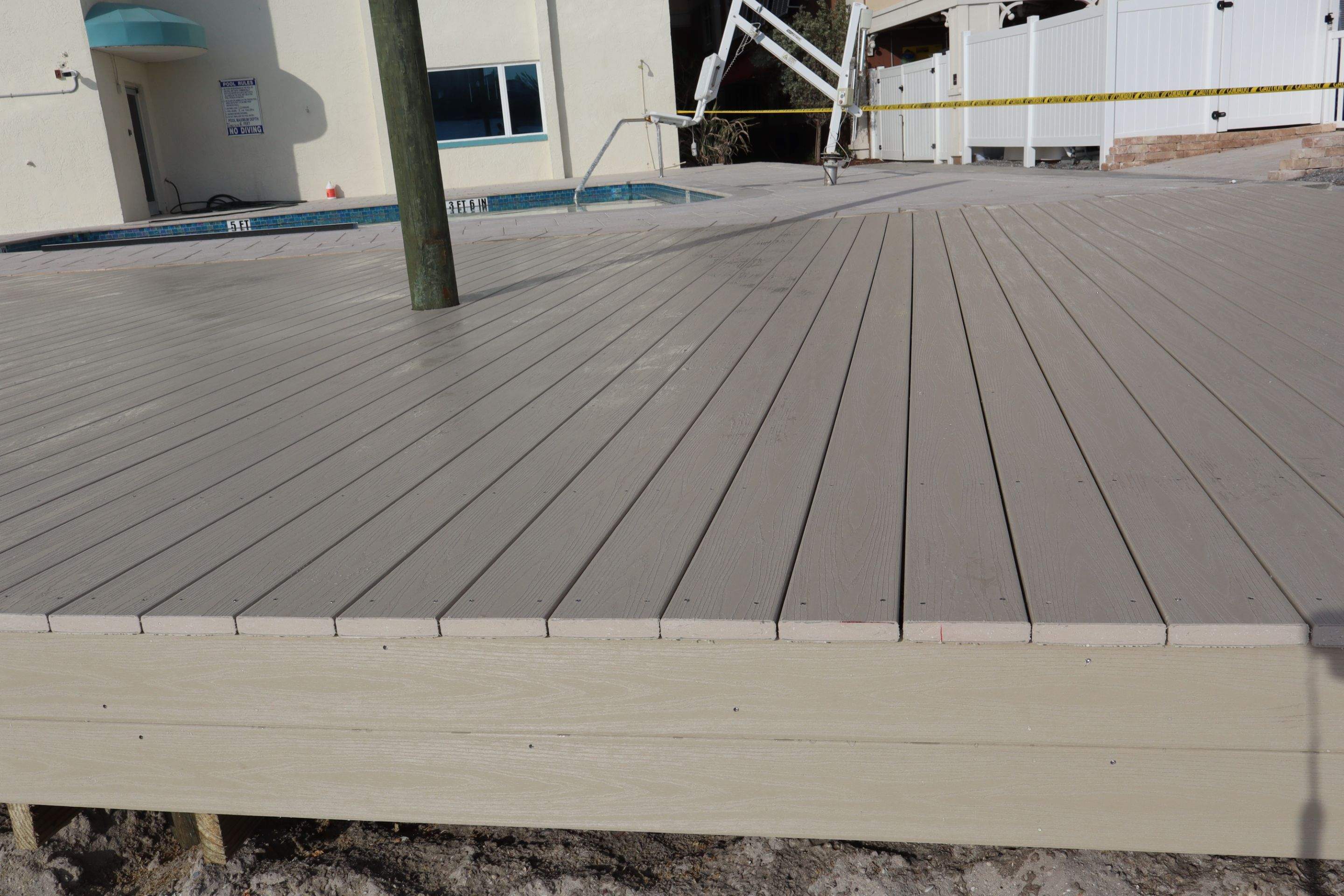 GulfView Hotel Deck Replacement – Clearwater, Florida by Orlando pergolas 