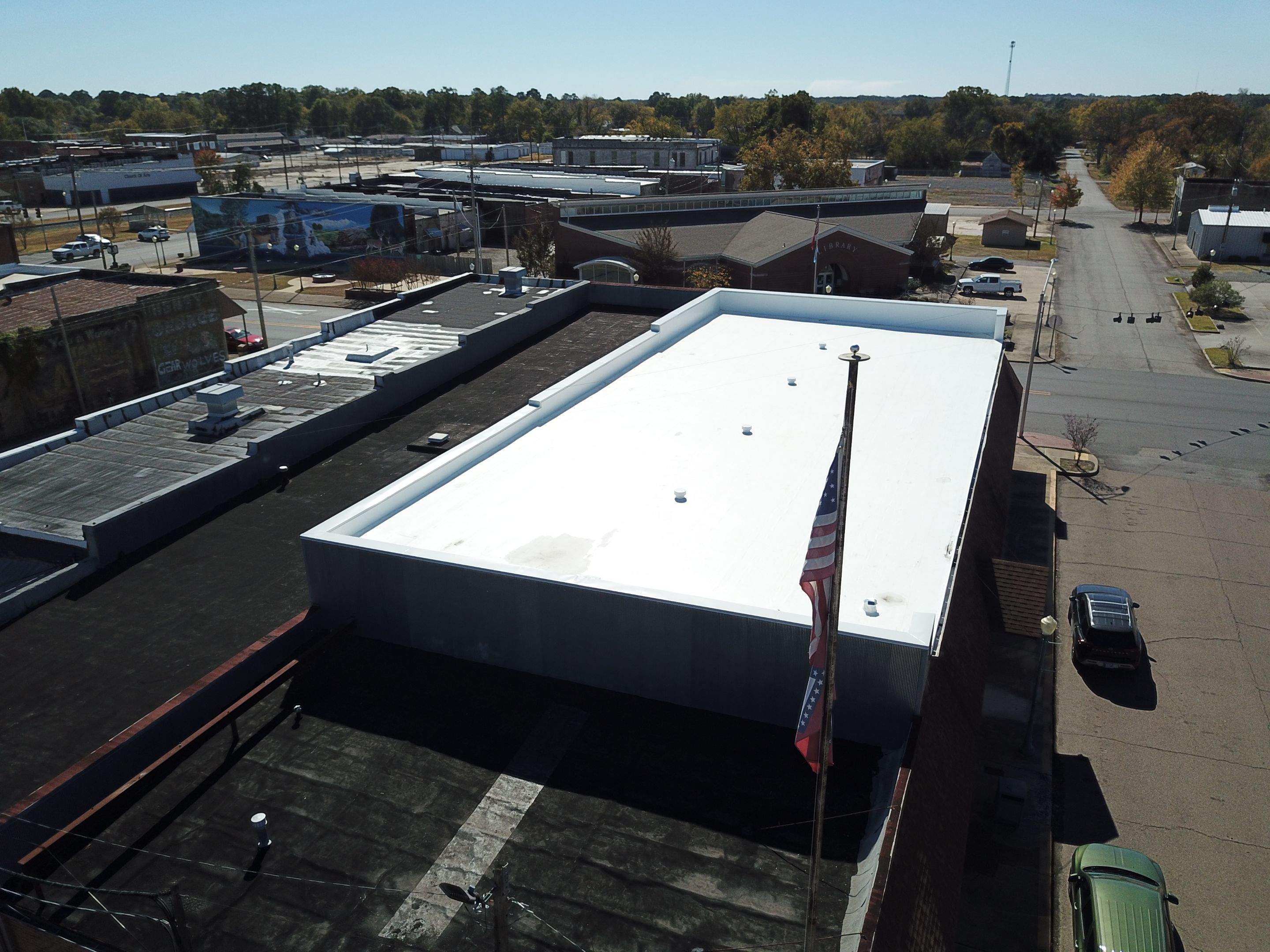 Police Department of Prescott, Arkansas by Hostetler Roofing