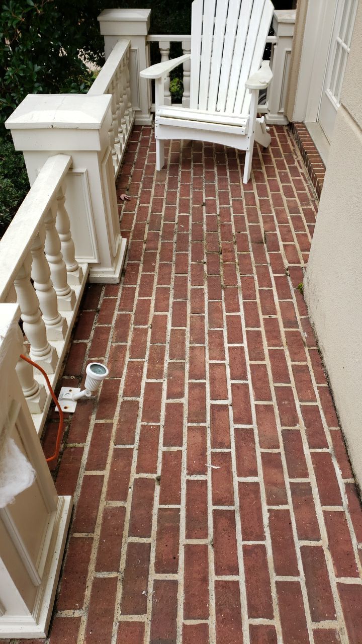Driveway Clean using cleaner by G&H Home Tech Pros LLC