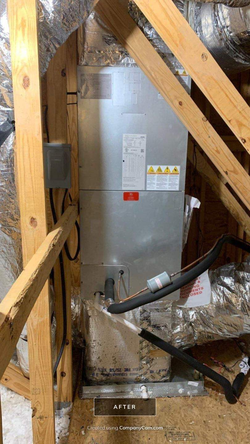 Split Heat Pump System using RunTru™ by TRANE by Doc Savage Heating and Air