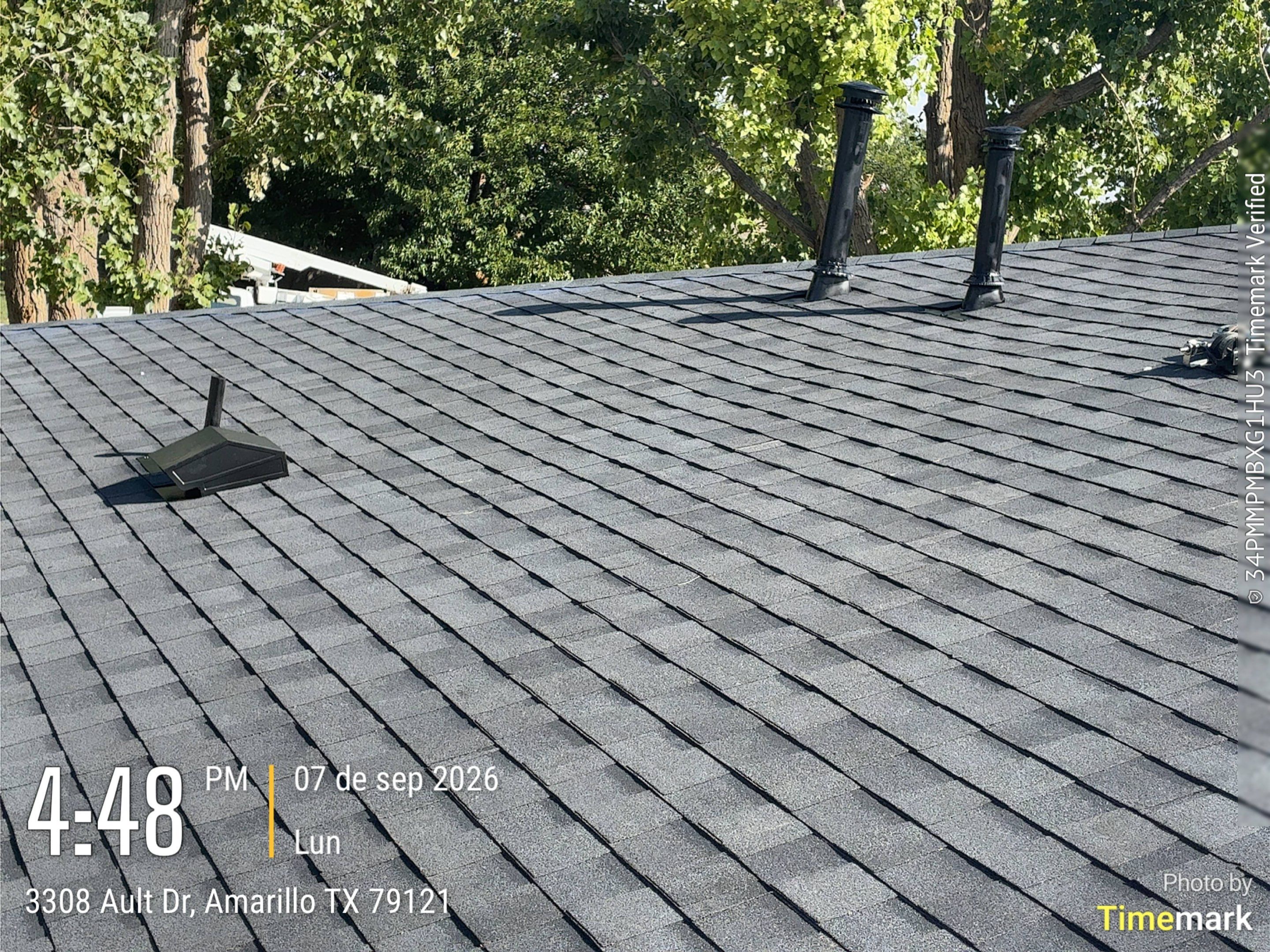 Architectural Shingle Roof Replacement and Gutter Upgrades in Amarillo by Cool Roofs