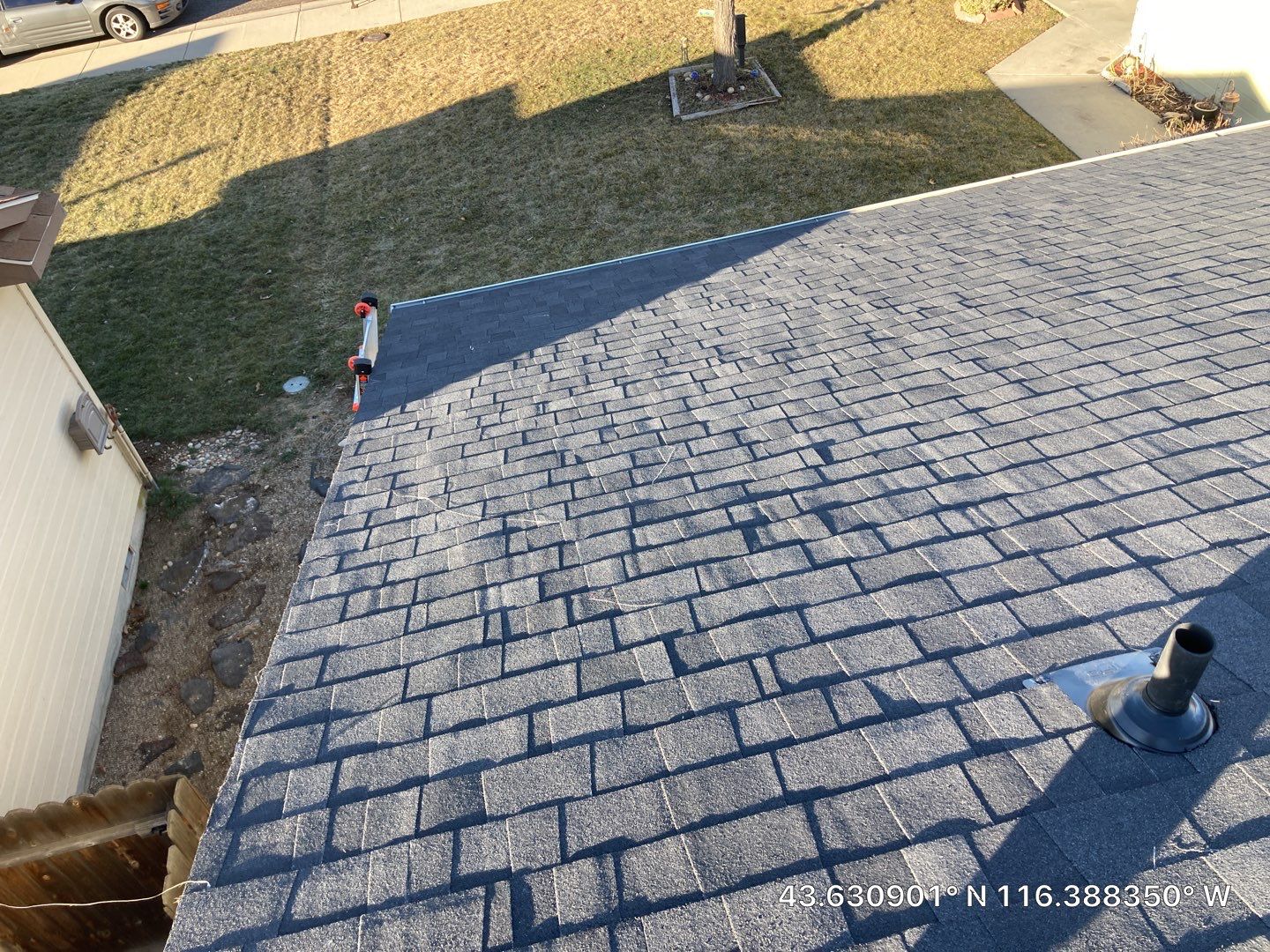 Meridian Idaho Single Level Residential Roofing Installation using Owens Corning by ID Roofing LLC