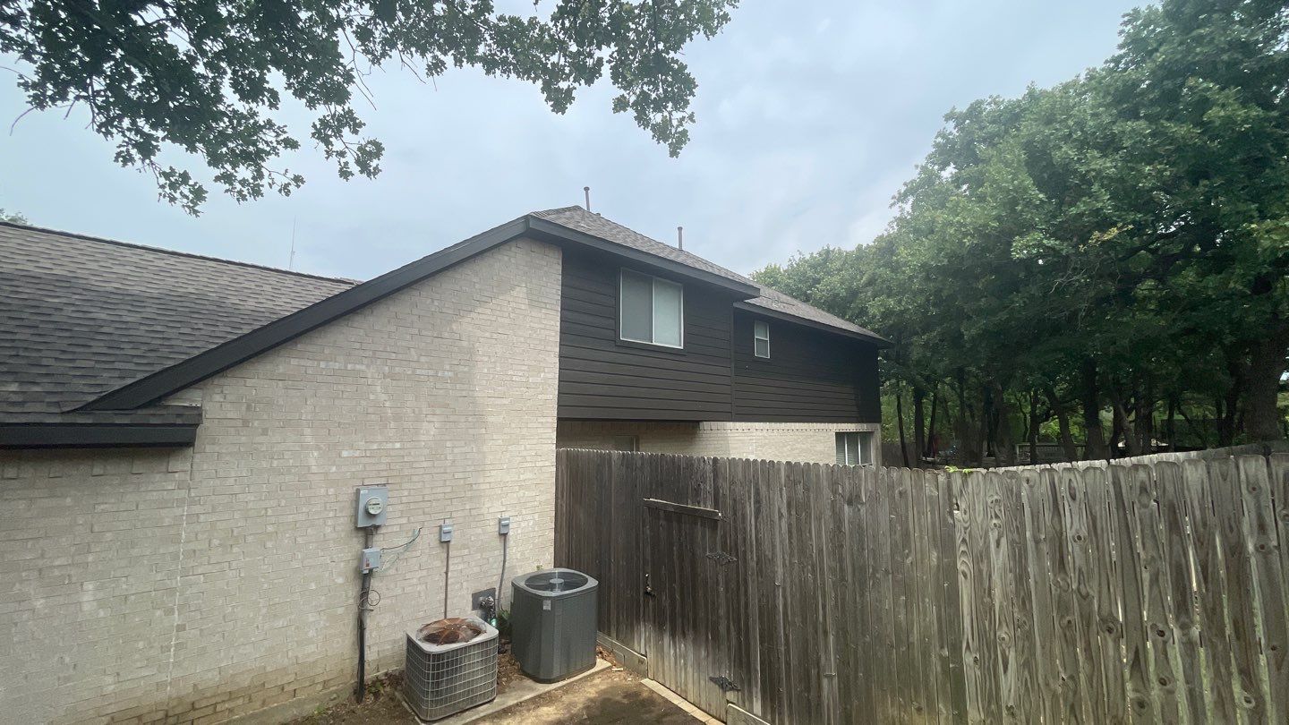 Full Exterior Remodel (Roofing, painting, Gutters) & Interior Damage Repair & Painting by First United Roofing & Construction