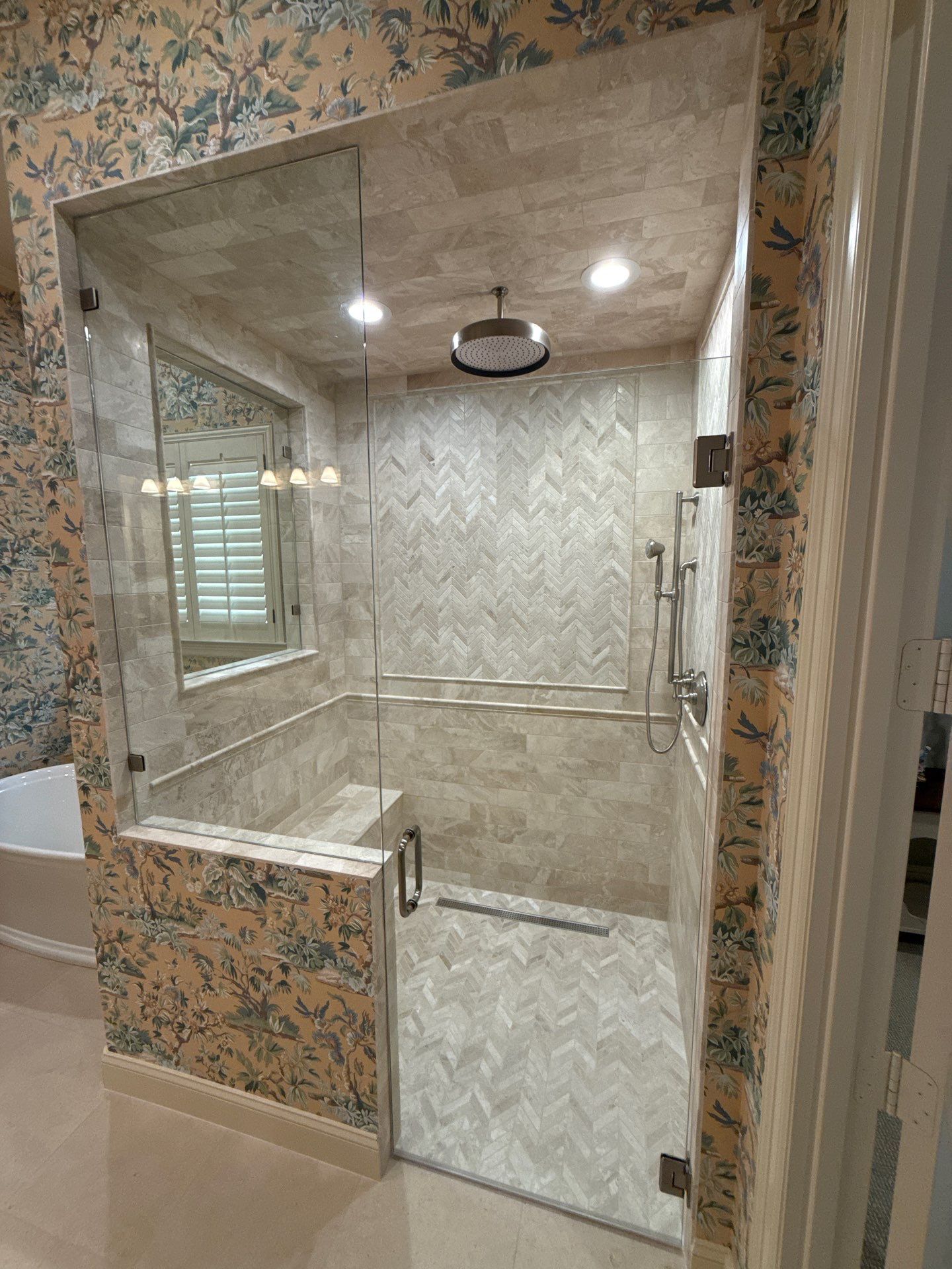 Frameless Shower Install  by Richardson Glass & Mirror