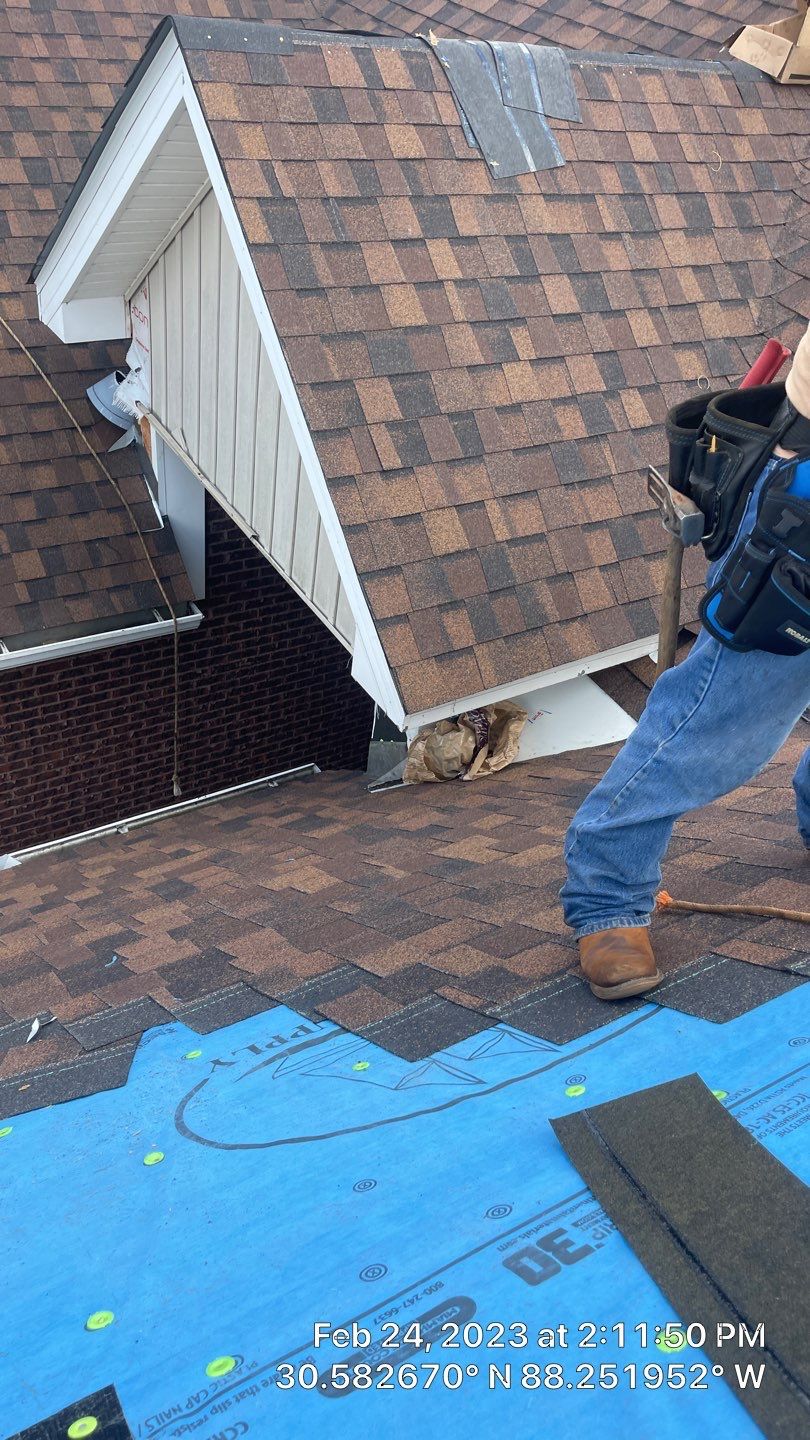 Residential Roofing Installation using Roof Replacement by American Roofing & Construction LLC