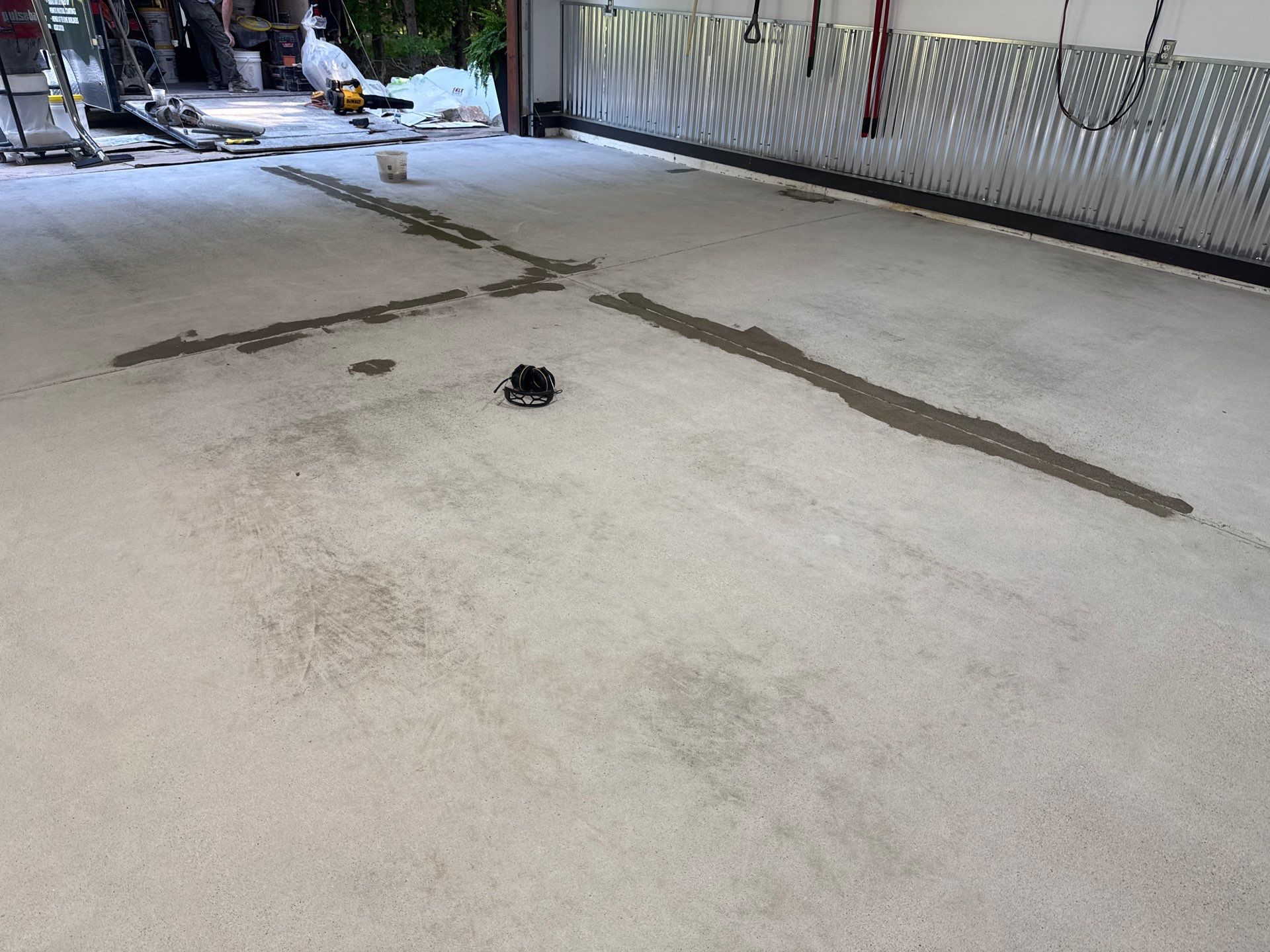Project in Dansville, Michigan by Freedom Concrete Coatings. 