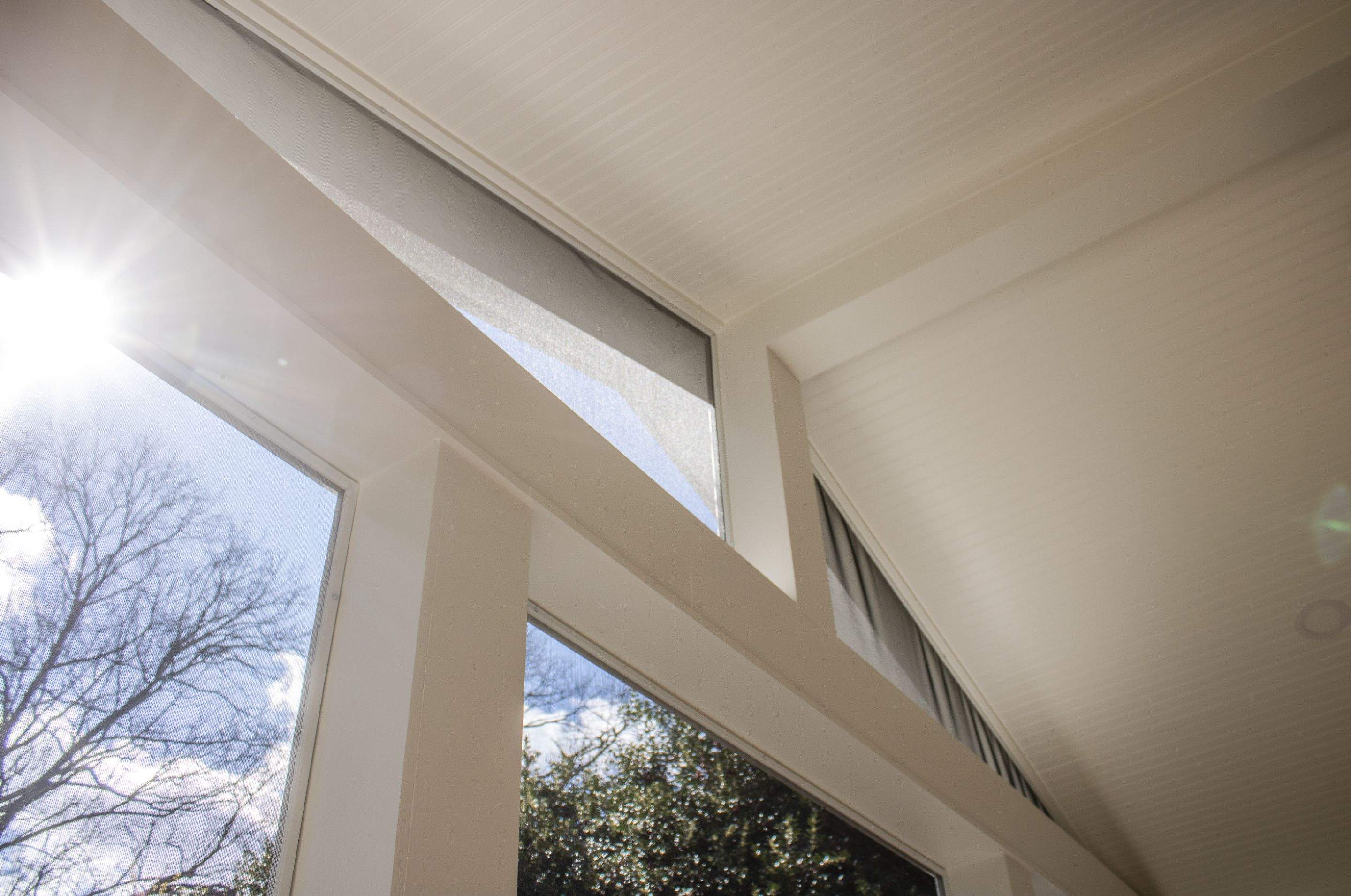 Deck Resurface and Screened-In Porch Build with Timbertech LED Lantern Post Cap Lights by Nelson Exteriors