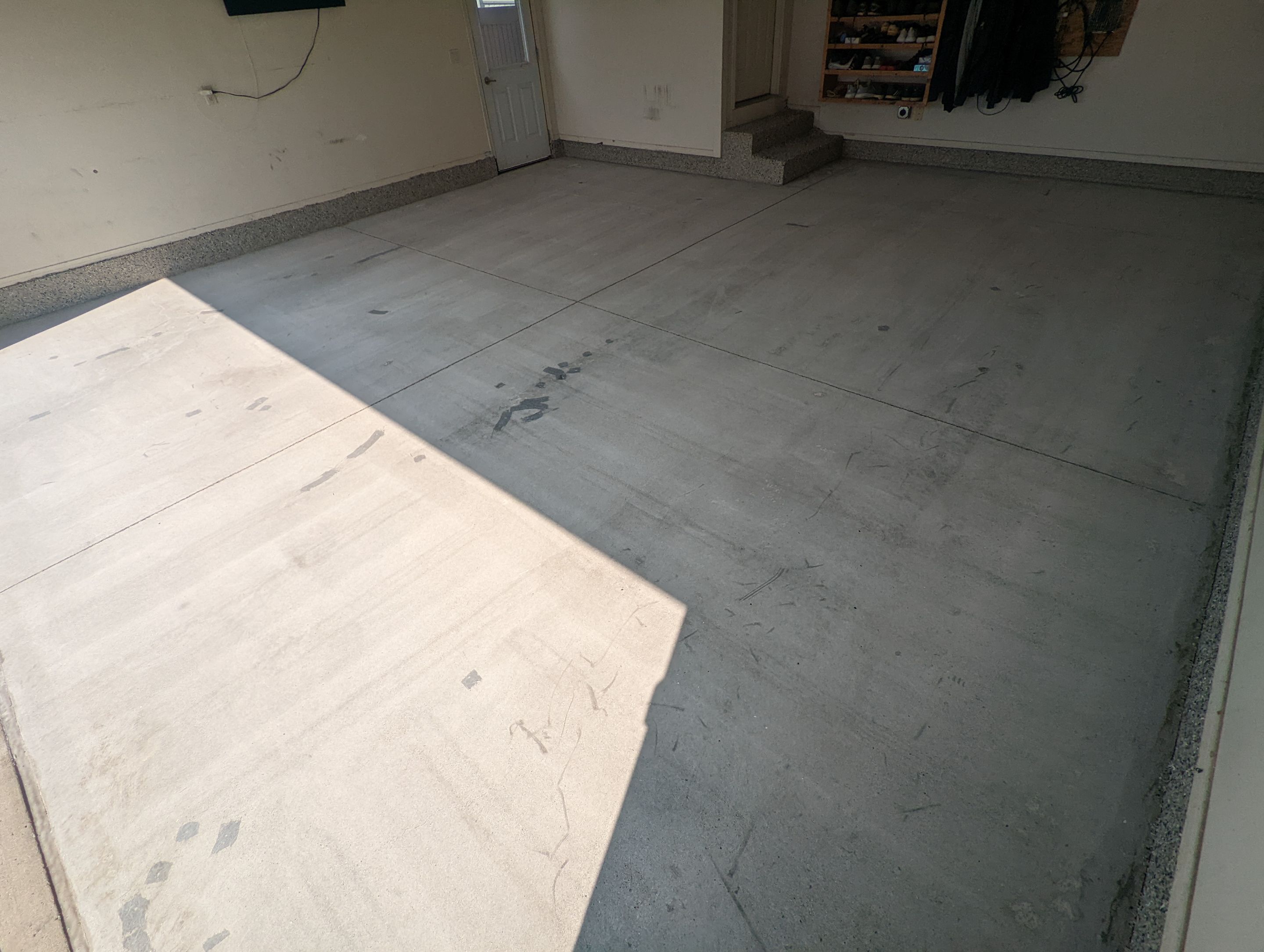 Garage using Mediterranean by Select Painting, Coatings & Garage Cabinets